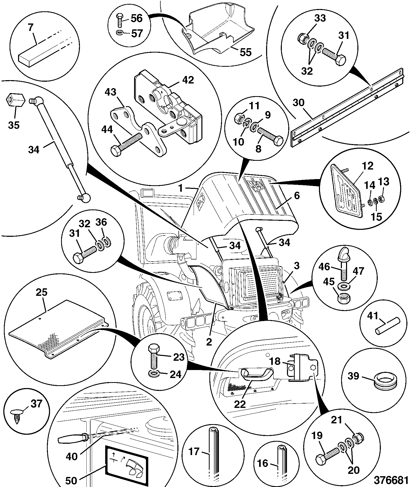 уплотнение 331/25654 JCB