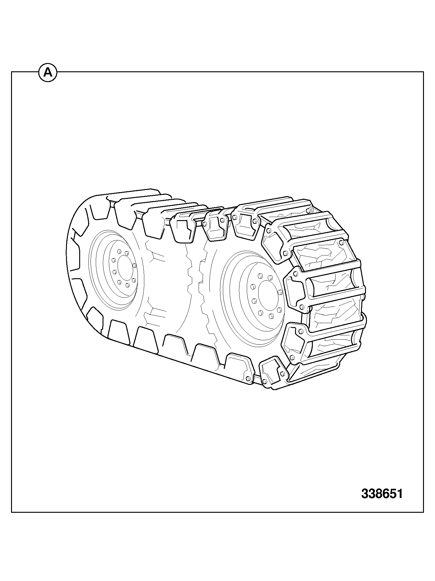 Гусеница 331/14688 JCB