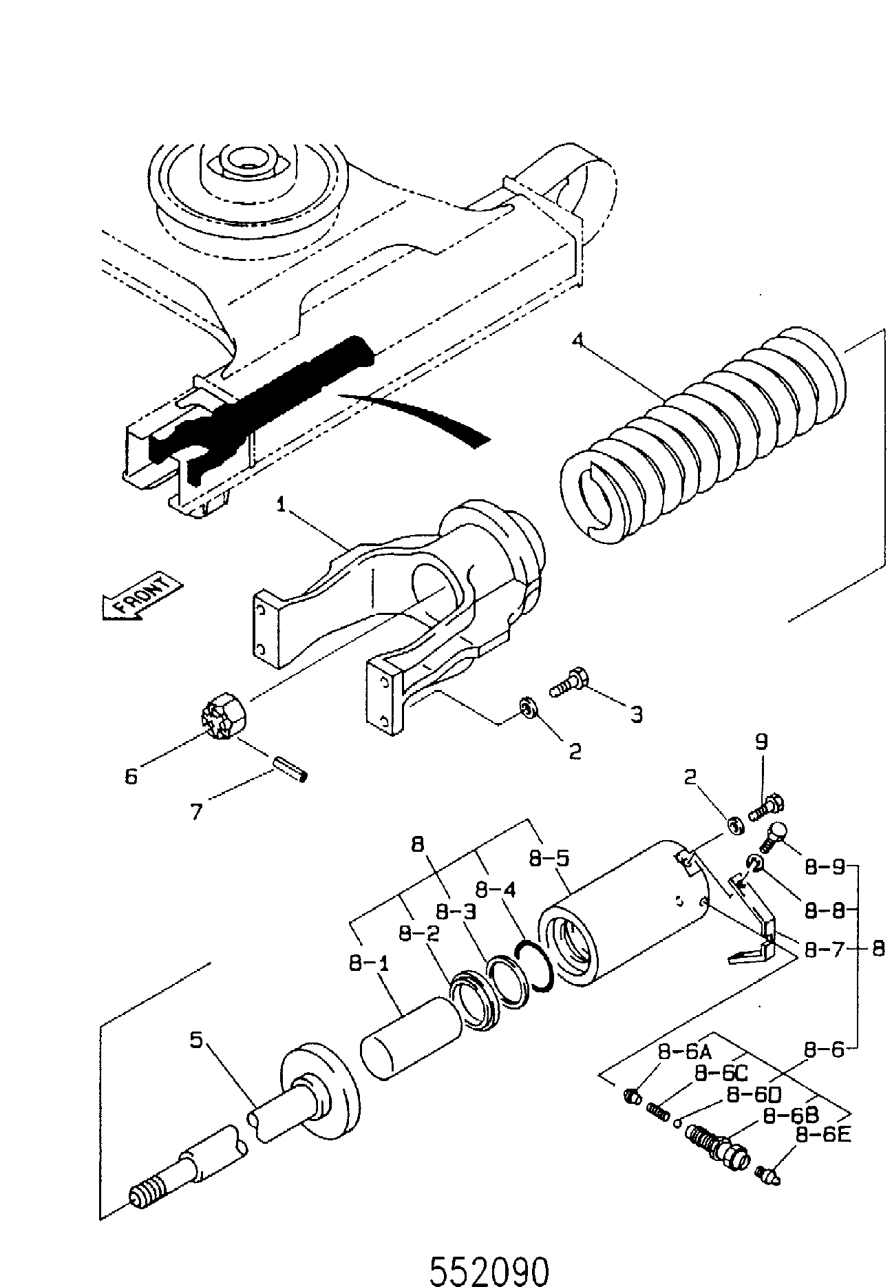 кольцо KBA0664 JCB