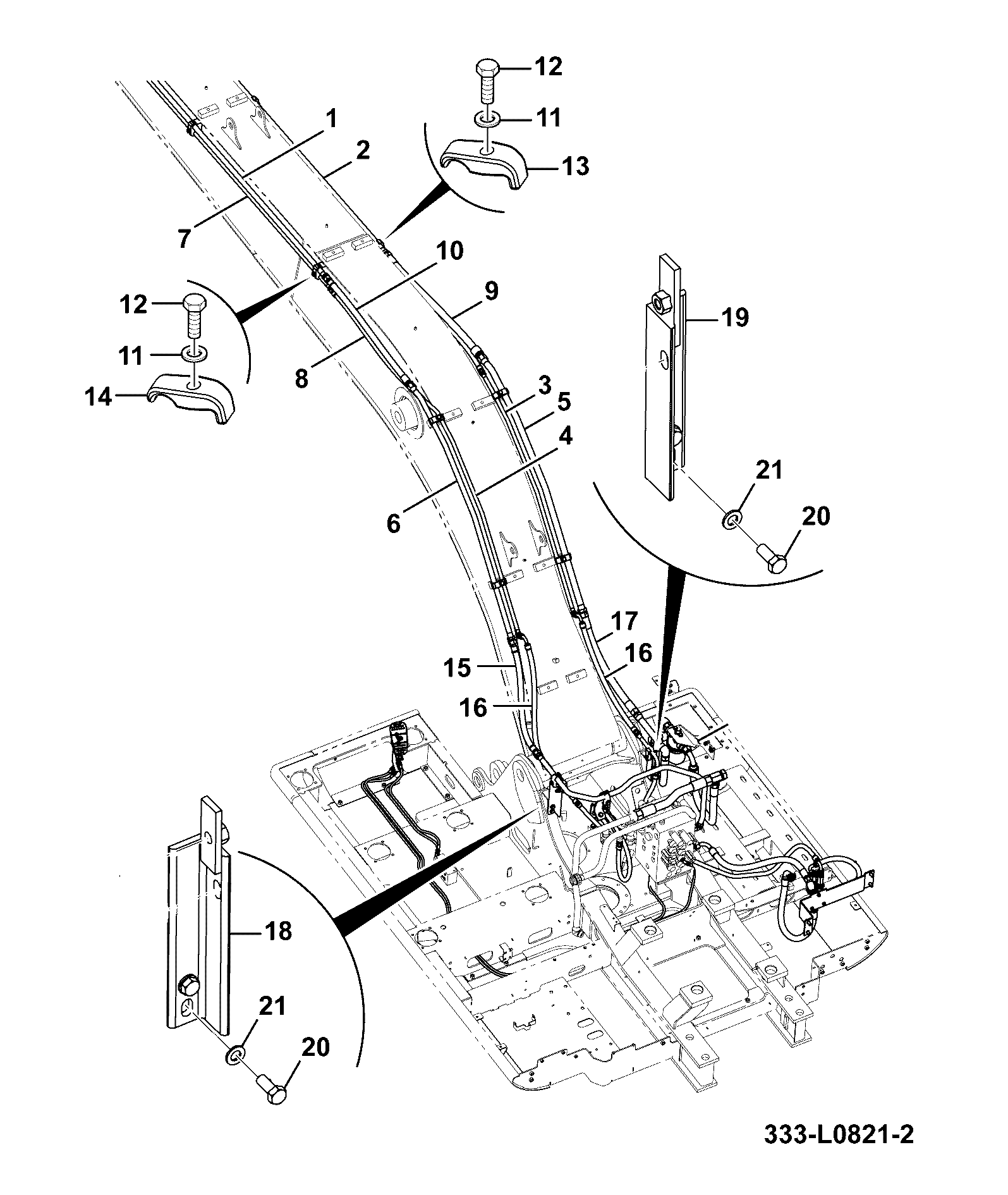 Шланг KNV0681 JCB