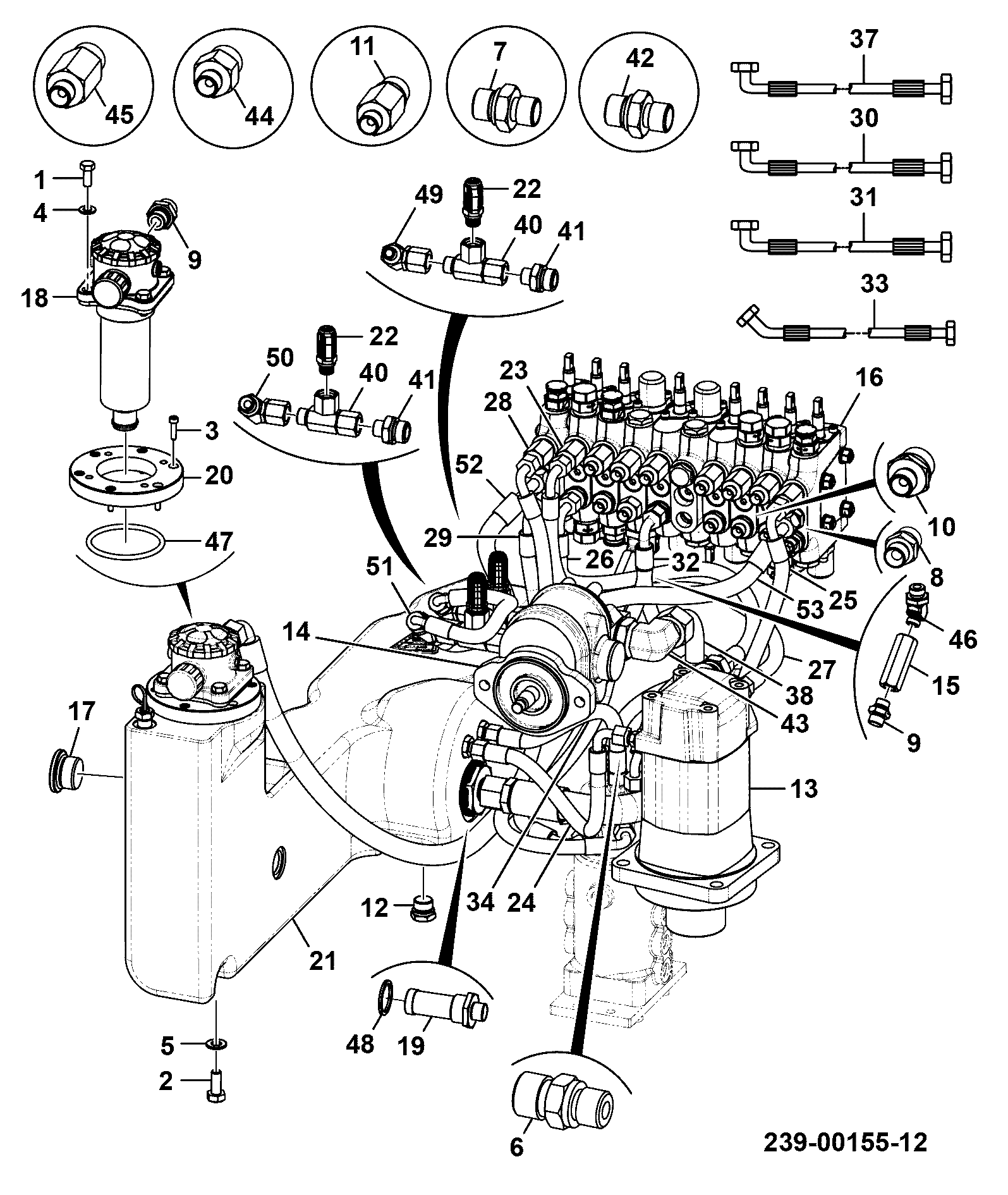 Клапан 333/R0394 JCB