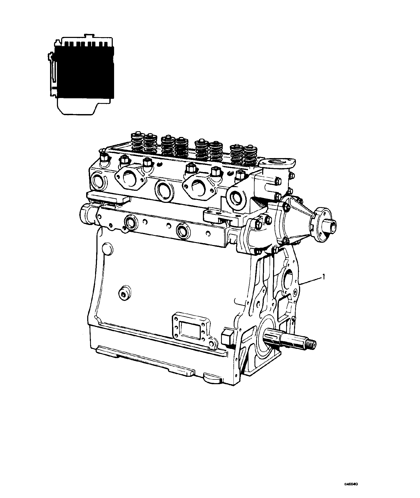 Двигатель BAK121N JCB