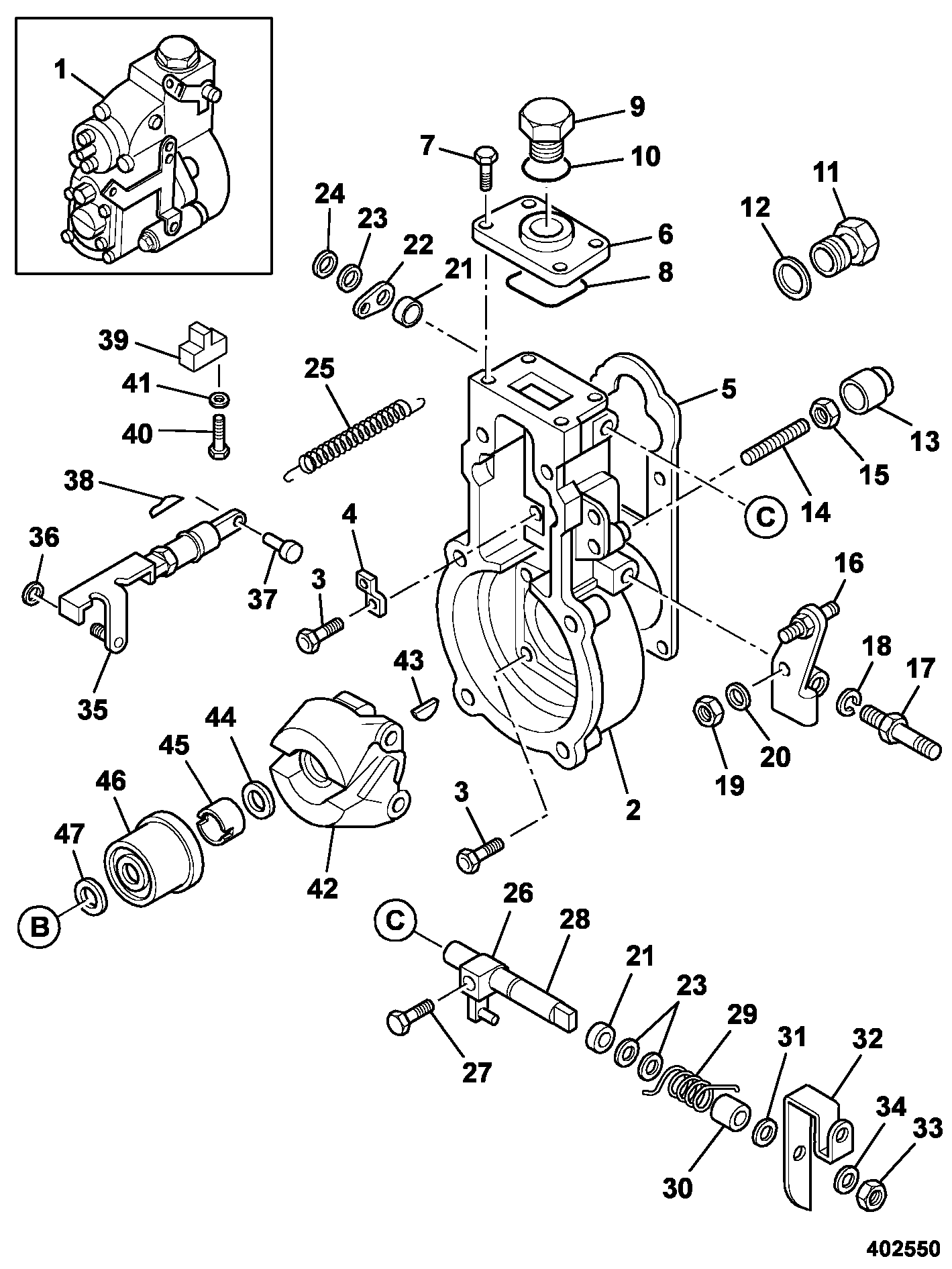 Упор 1157292330 JCB