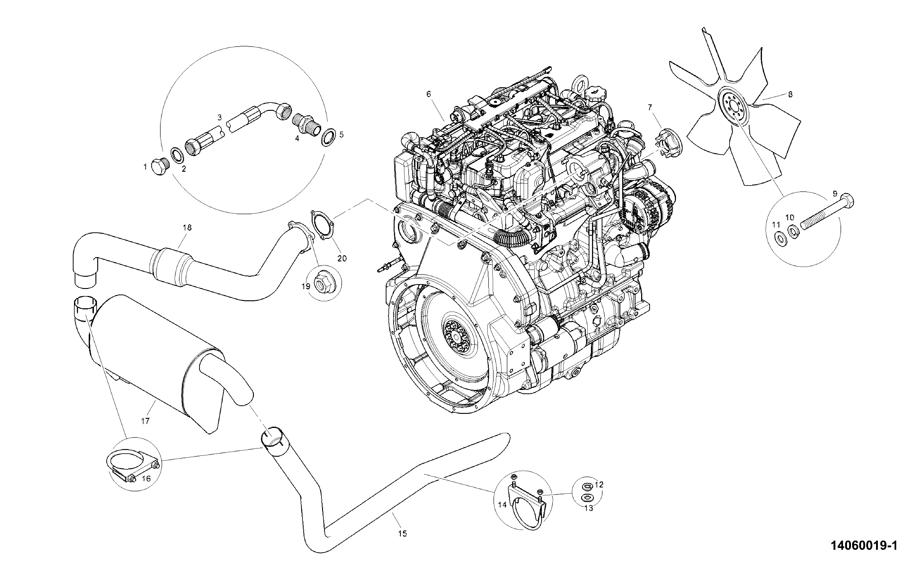 Хомут 336/A0754 JCB