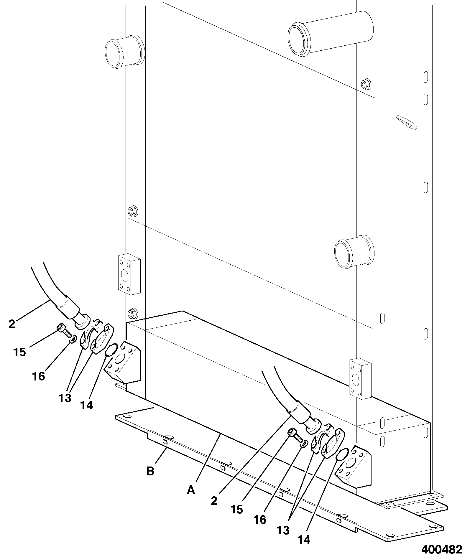 Радиатор охлаждения 30/925639 JCB