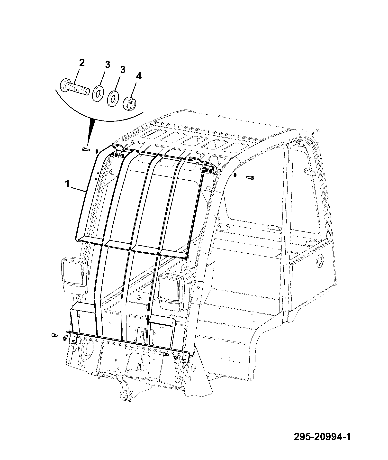 ограждение 331/58979 JCB