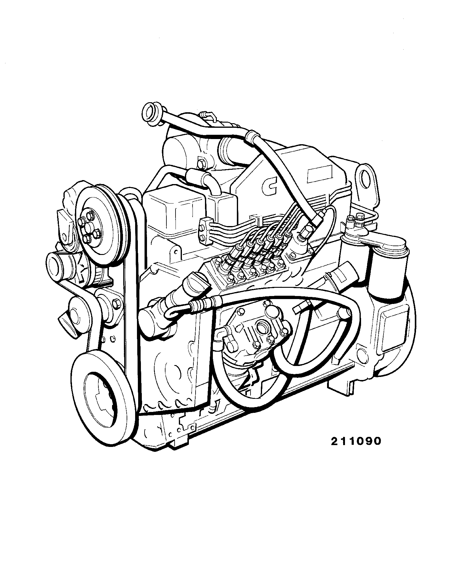 двигатель 01/145390 JCB
