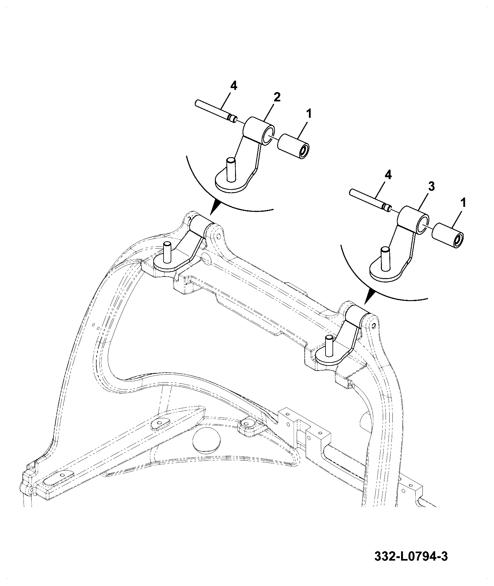 Петля 331/61003 JCB