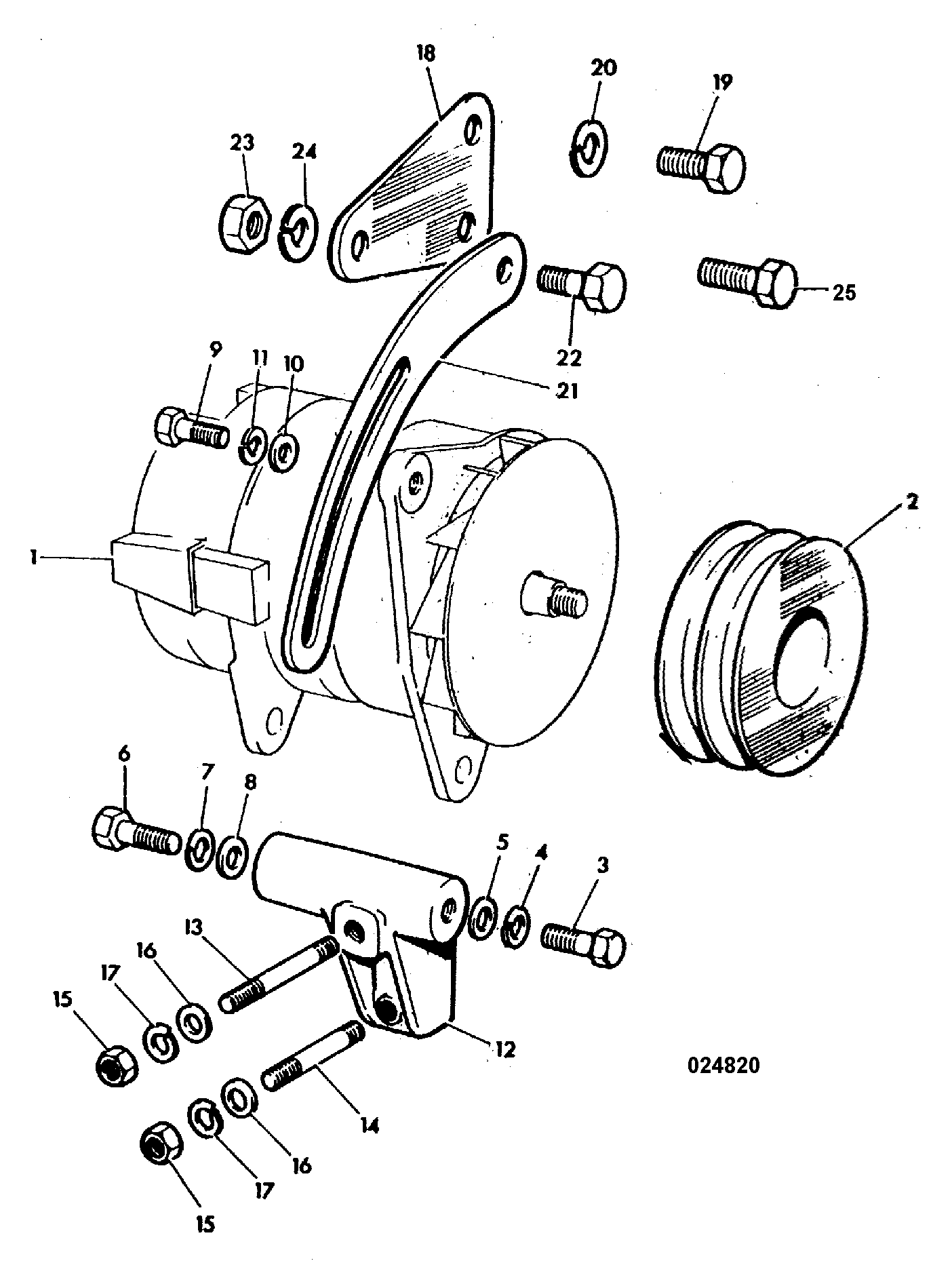 болт 0096232 JCB
