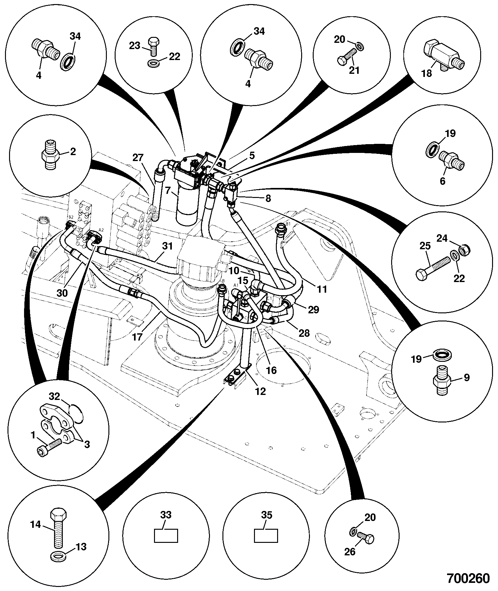 Шланг JNV0070 JCB
