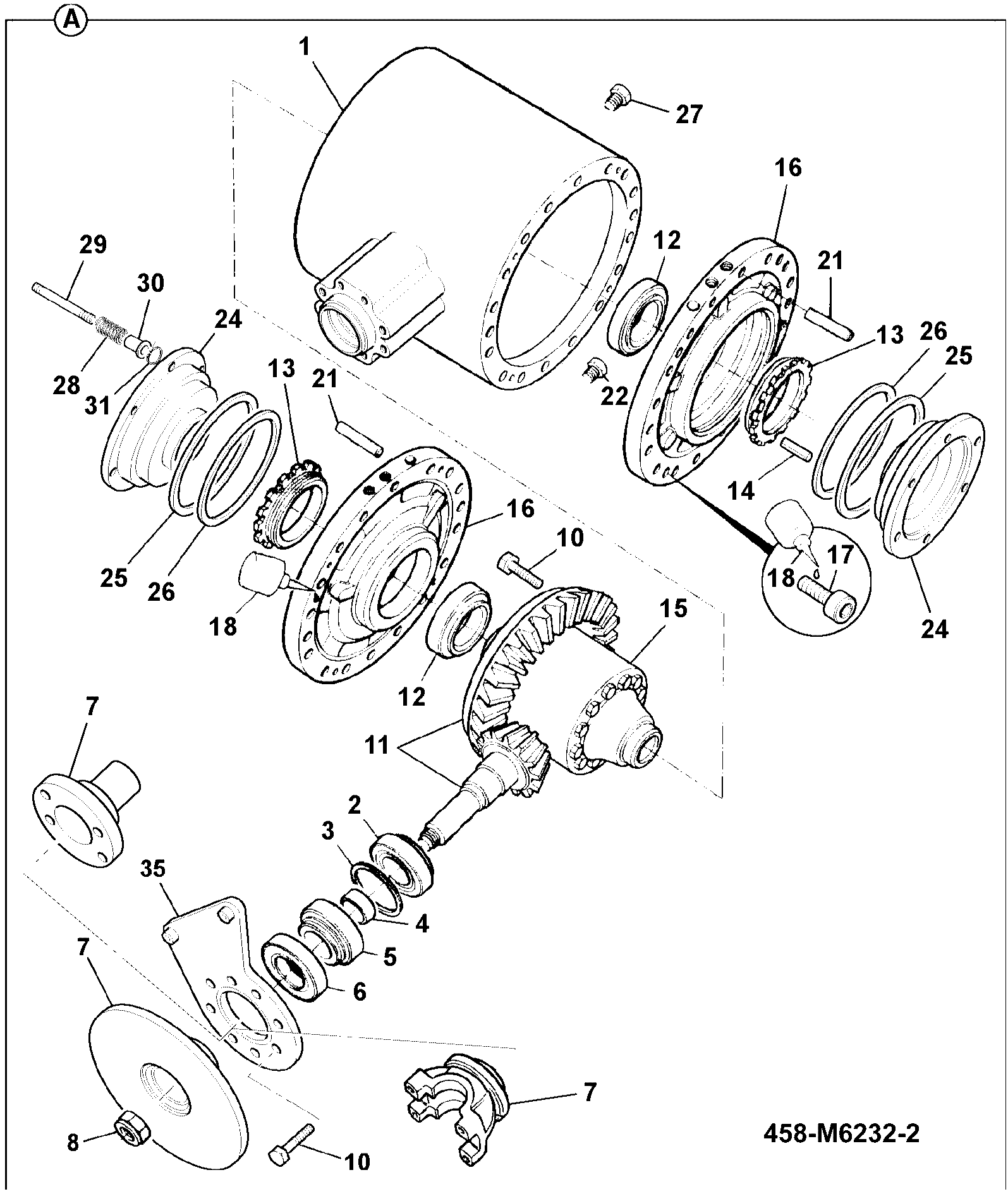 Кожух 458/20418 JCB