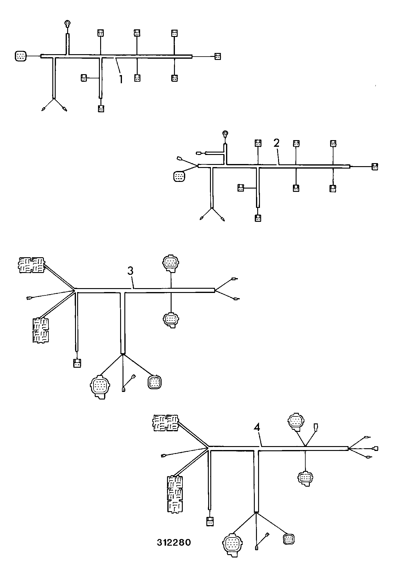 Жгут проводов 721/00775 JCB