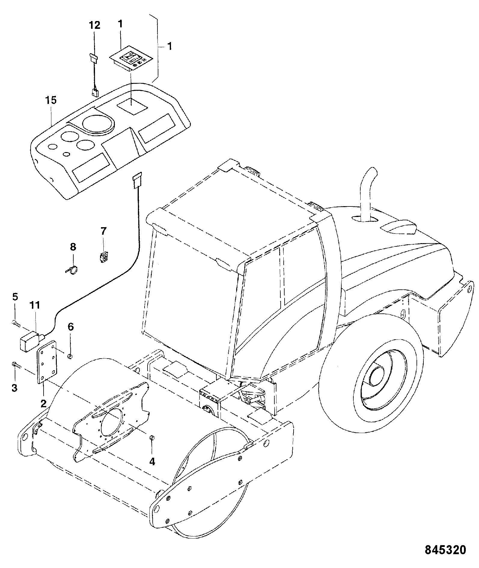 Жгут проводов 8500/17153 JCB