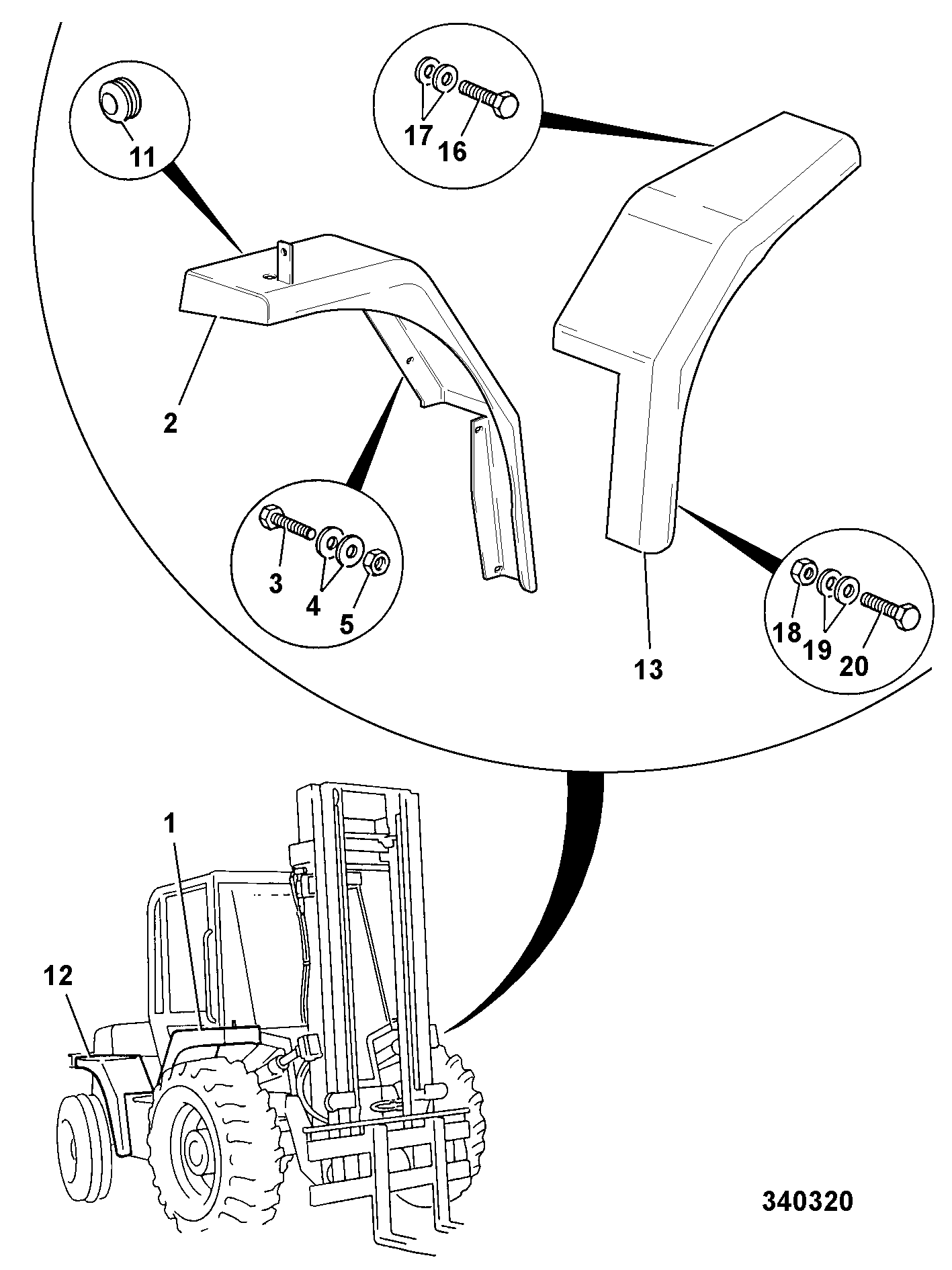 крыло 331/23698 JCB