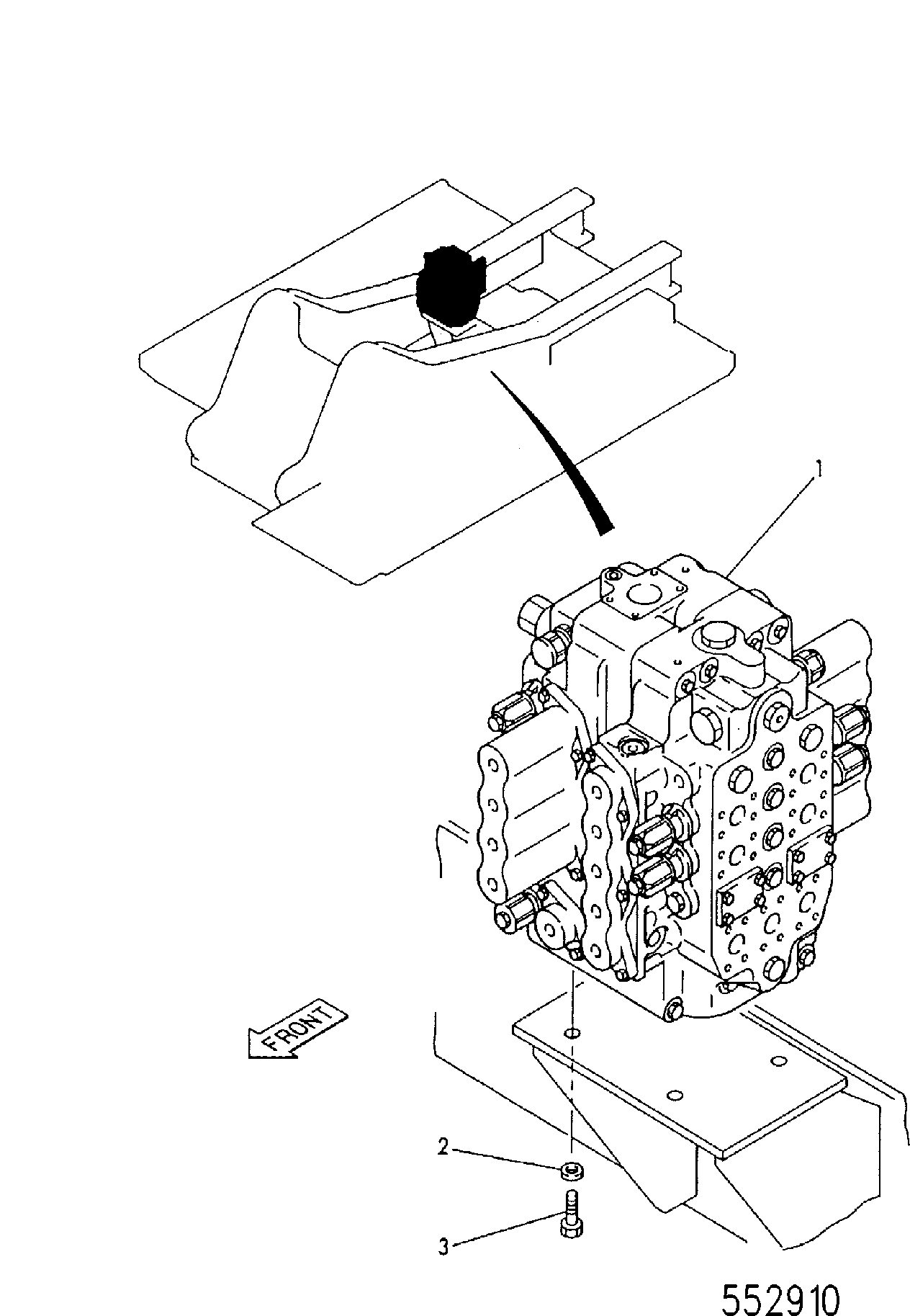 Клапан KSJ1945 JCB