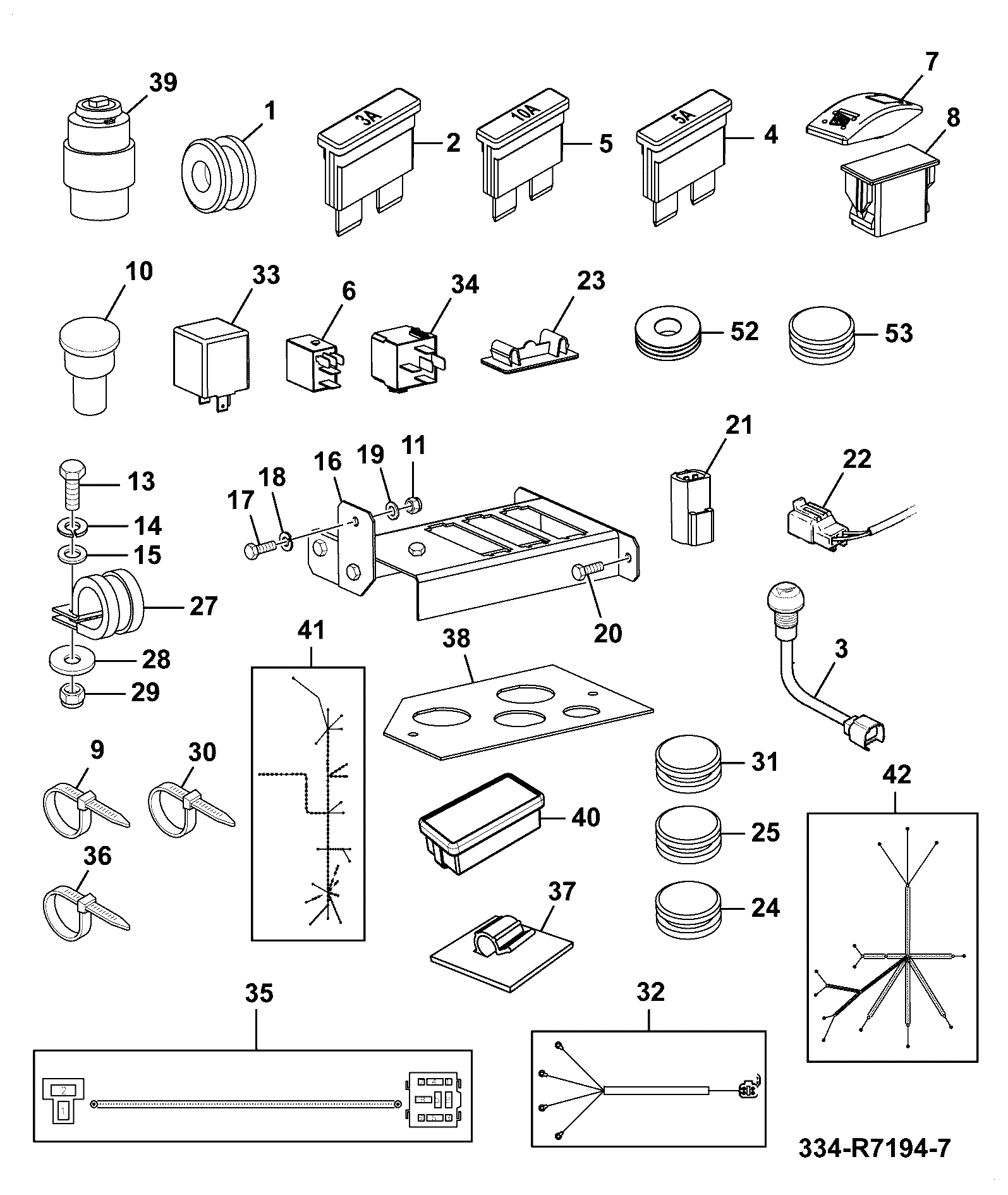 Жгут проводов 334/V4405 JCB