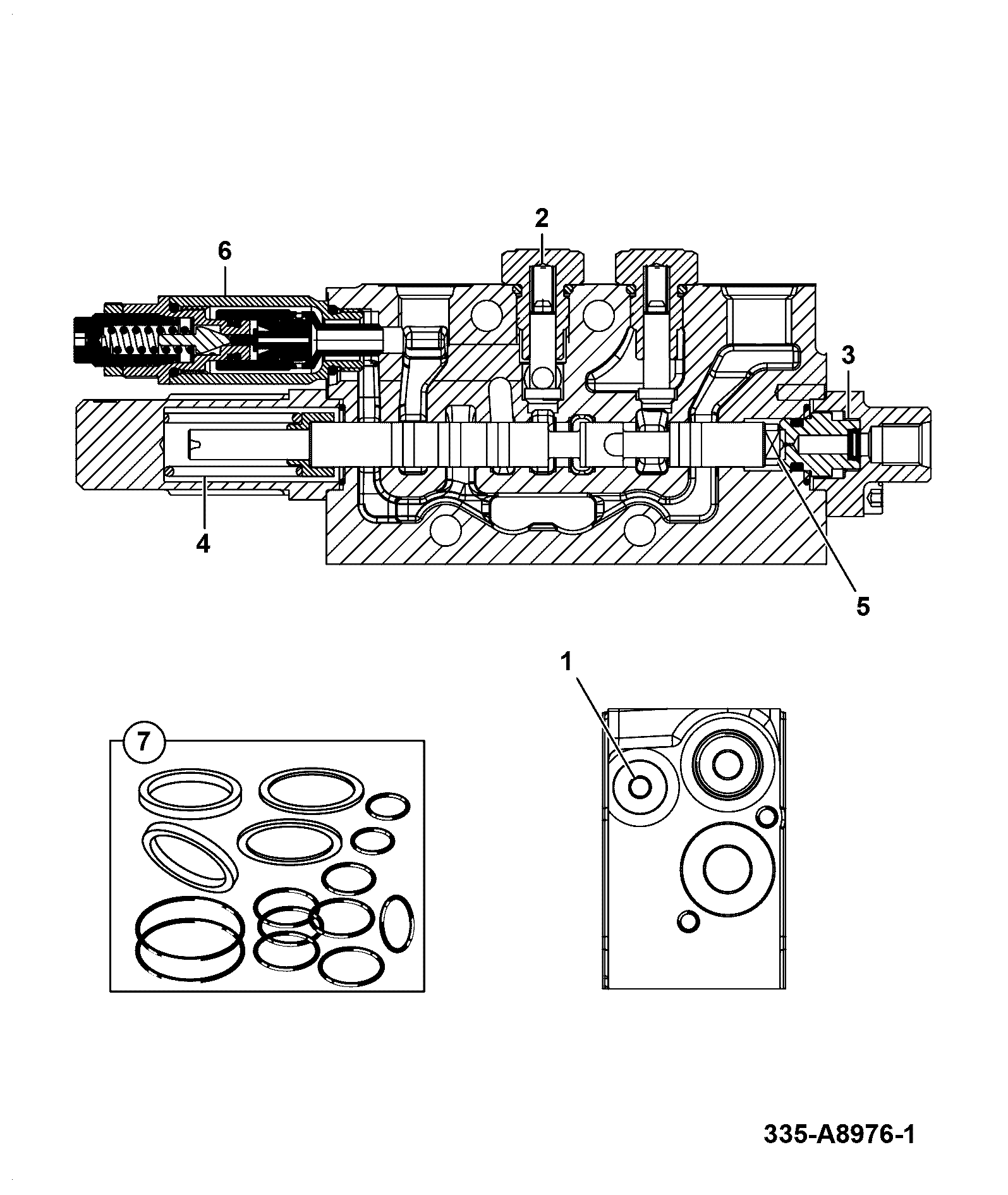 Клапан 335/C0086 JCB