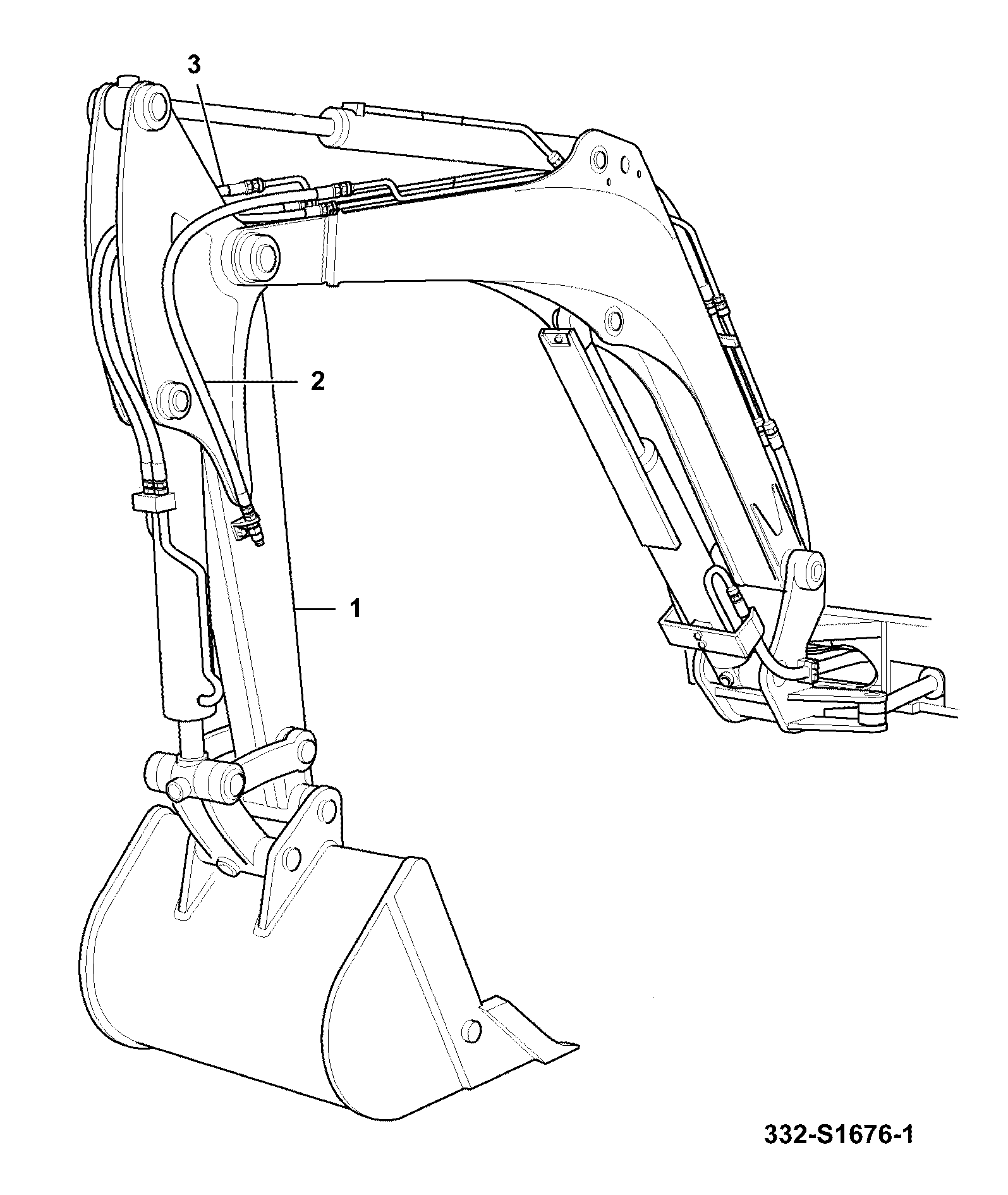 Шланг 332/S2006 JCB