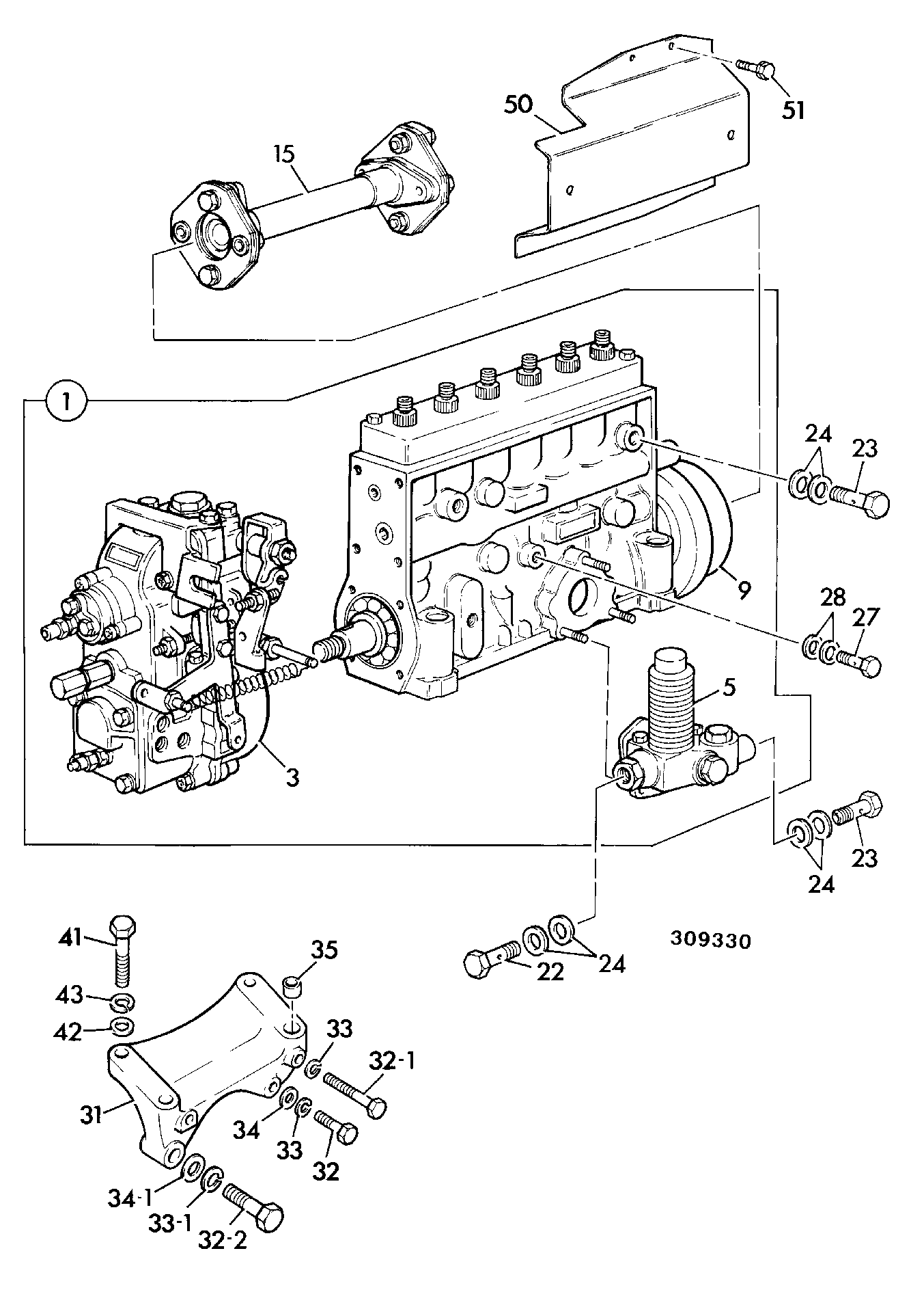 болт 0280808600 JCB