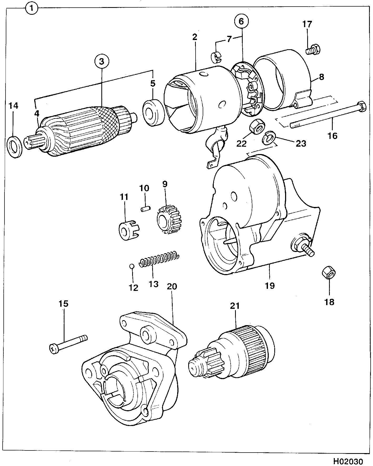 гайка 02/630343 JCB