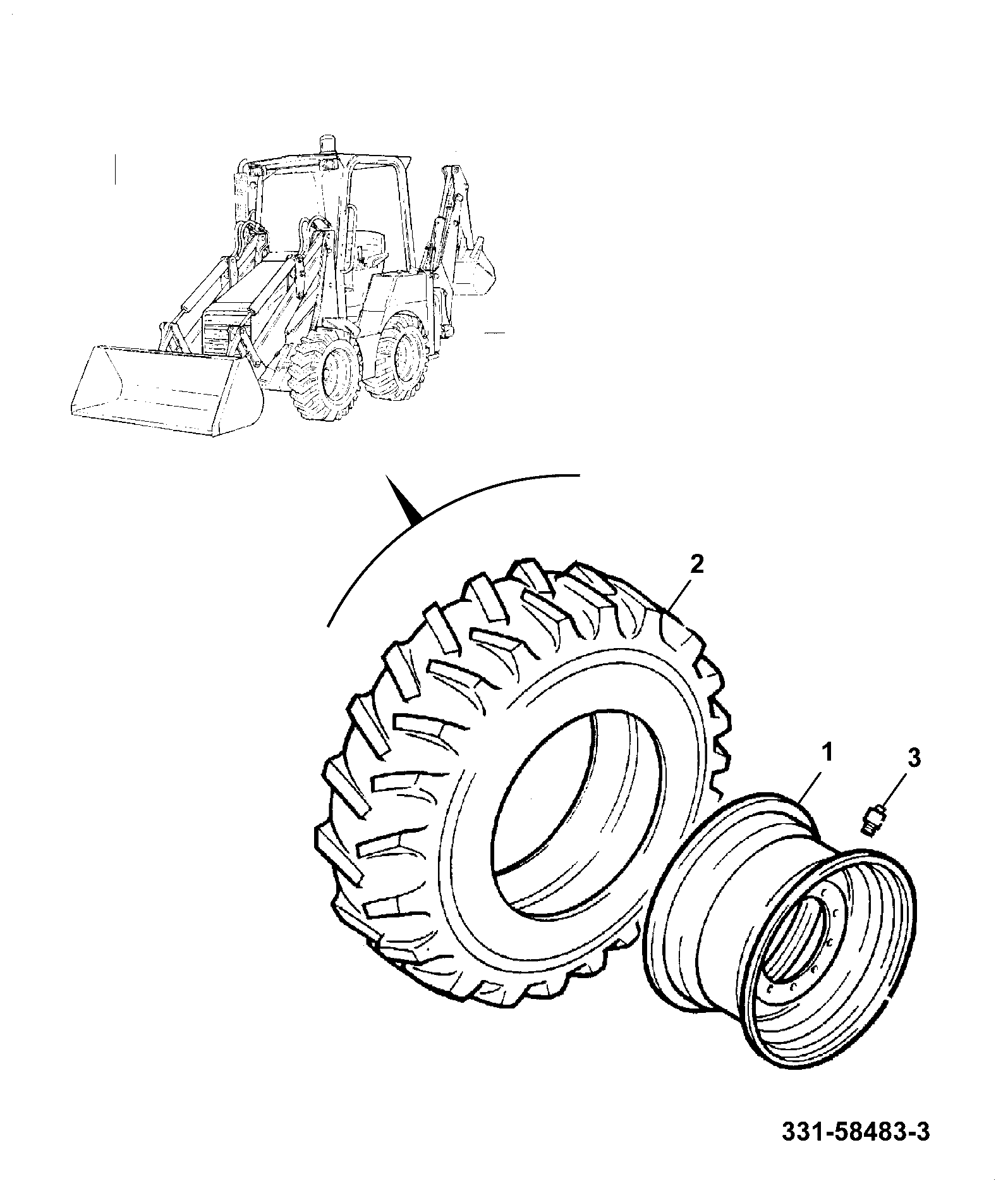 Колесо 41/940297 JCB
