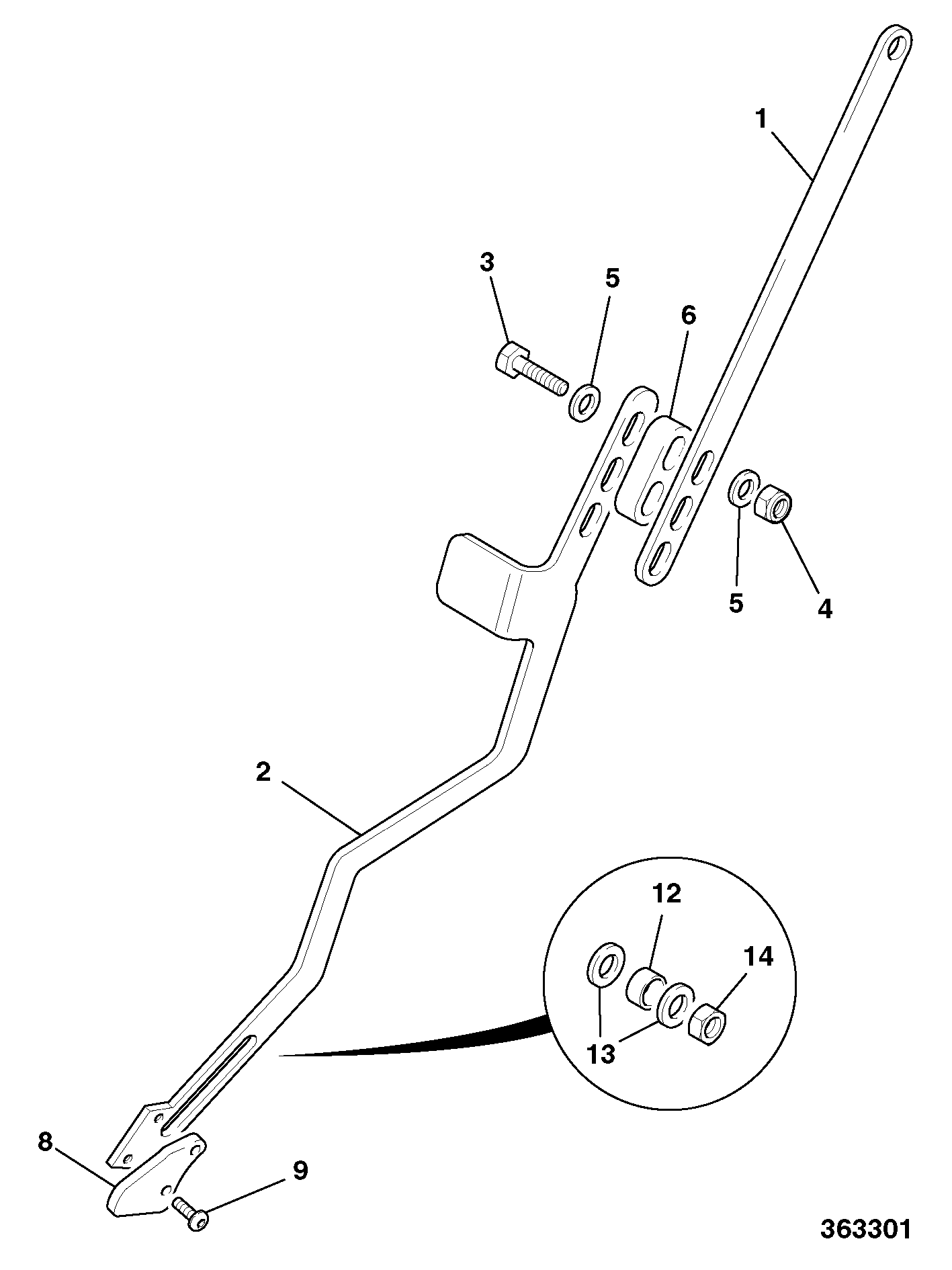 накладка 331/21249 JCB