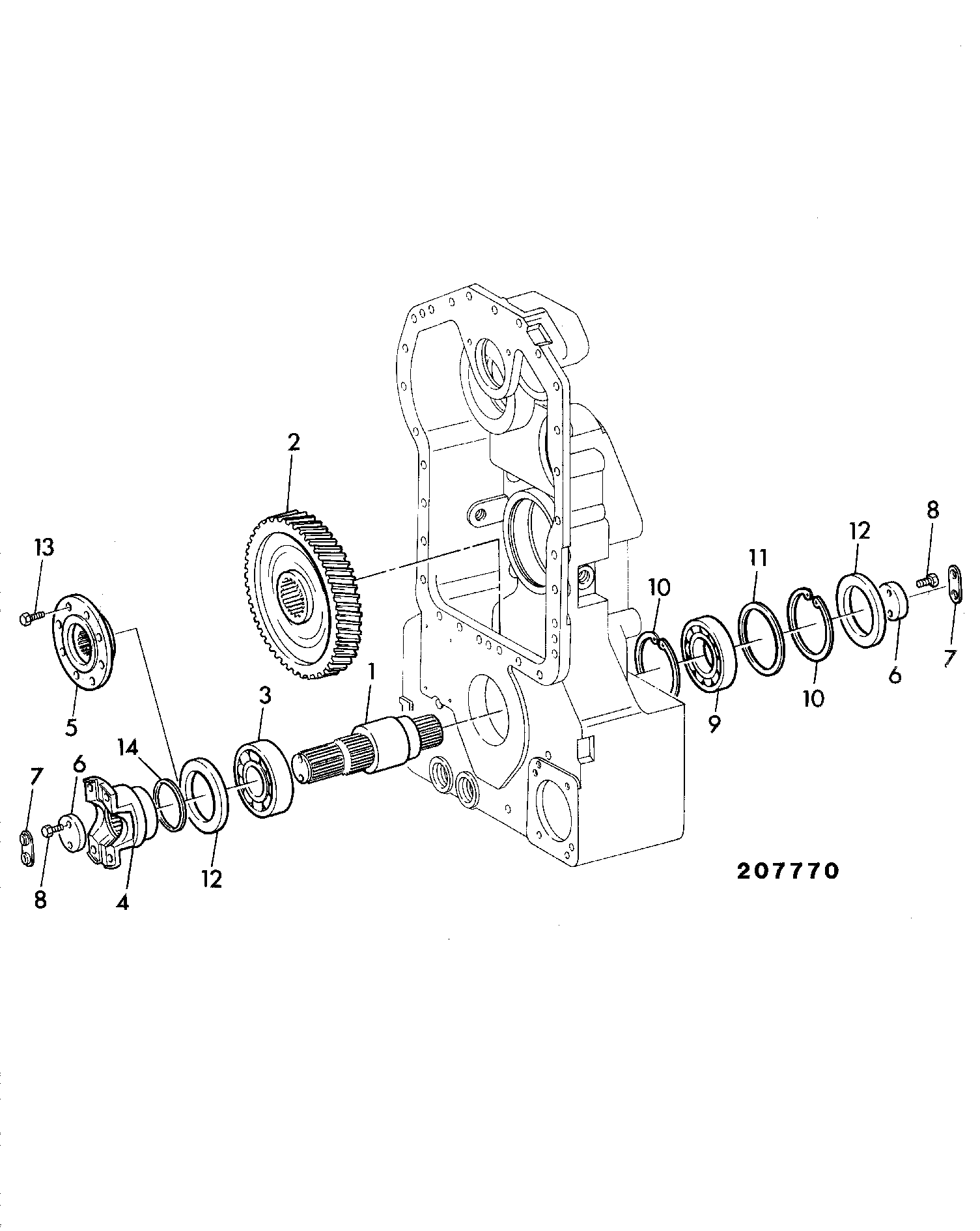 Уплотнение 04/800251 JCB