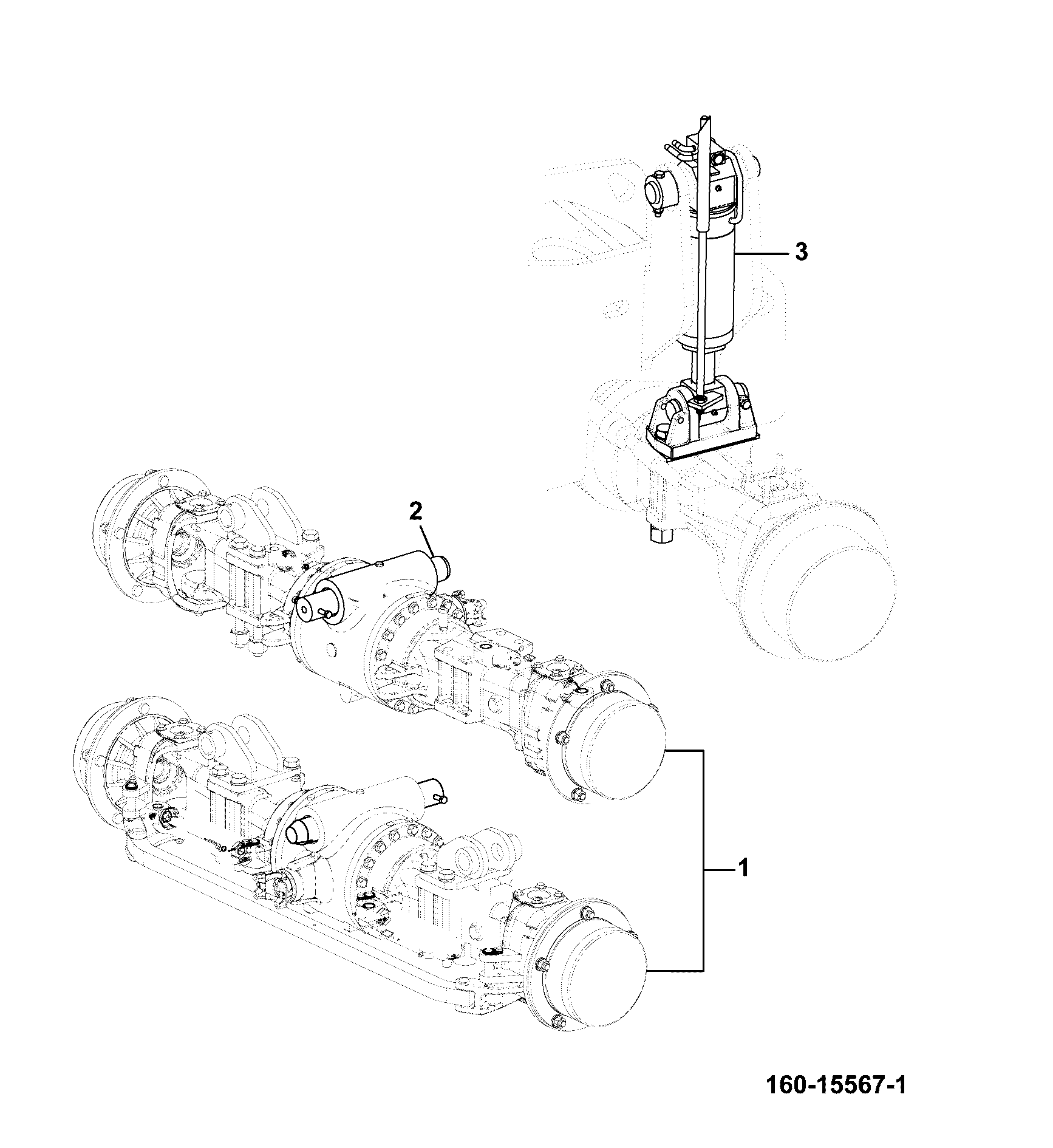 Мост 160/15380 JCB