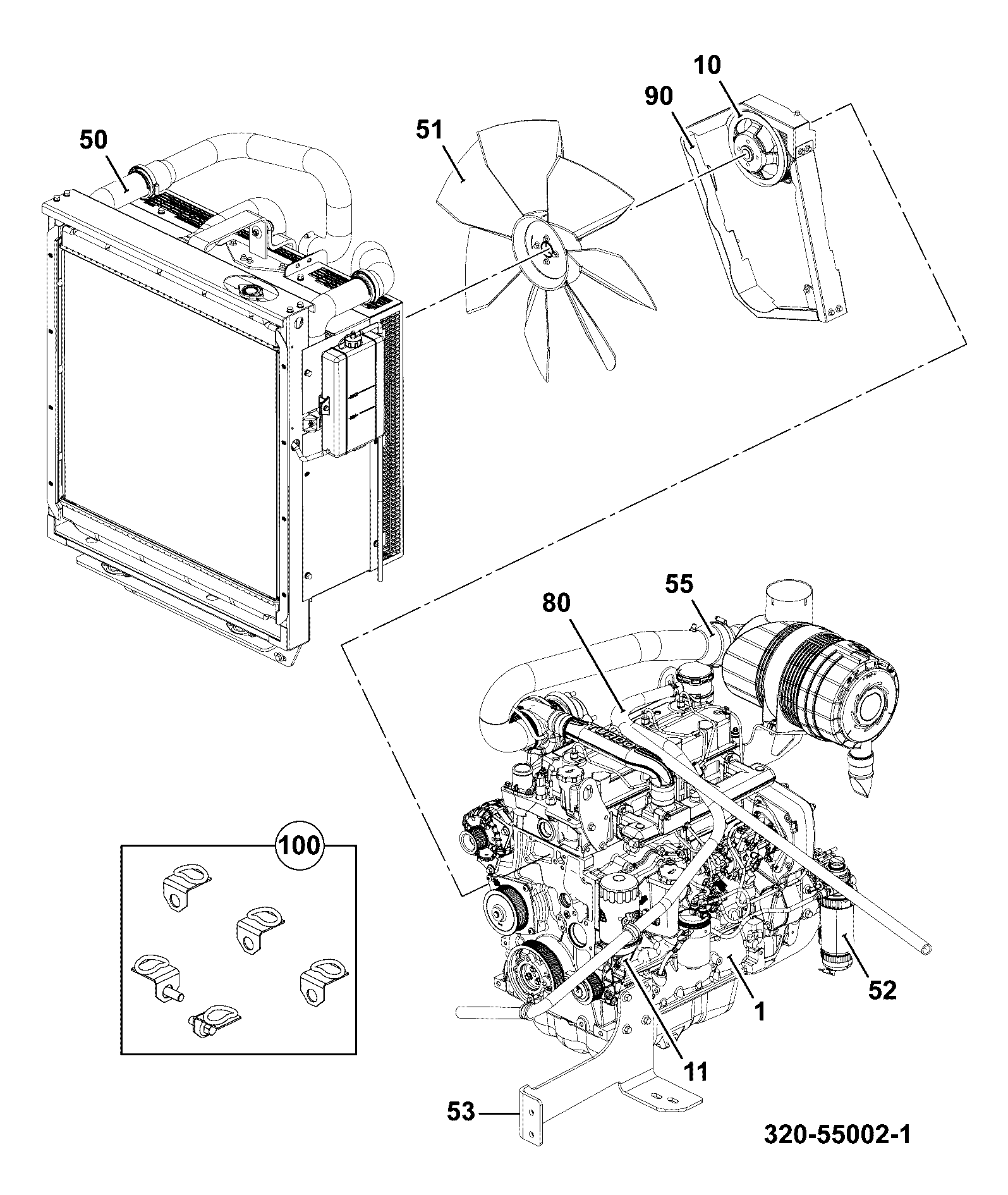Ограждение 320/25320 JCB