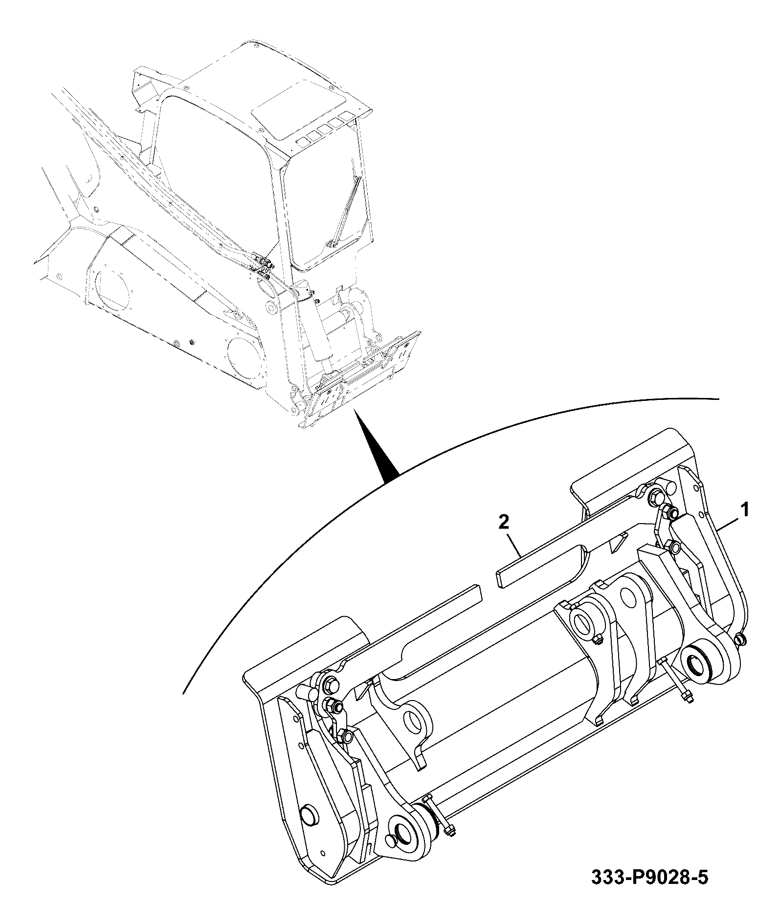 Быстросъёмная сцепка 332/X6515 JCB