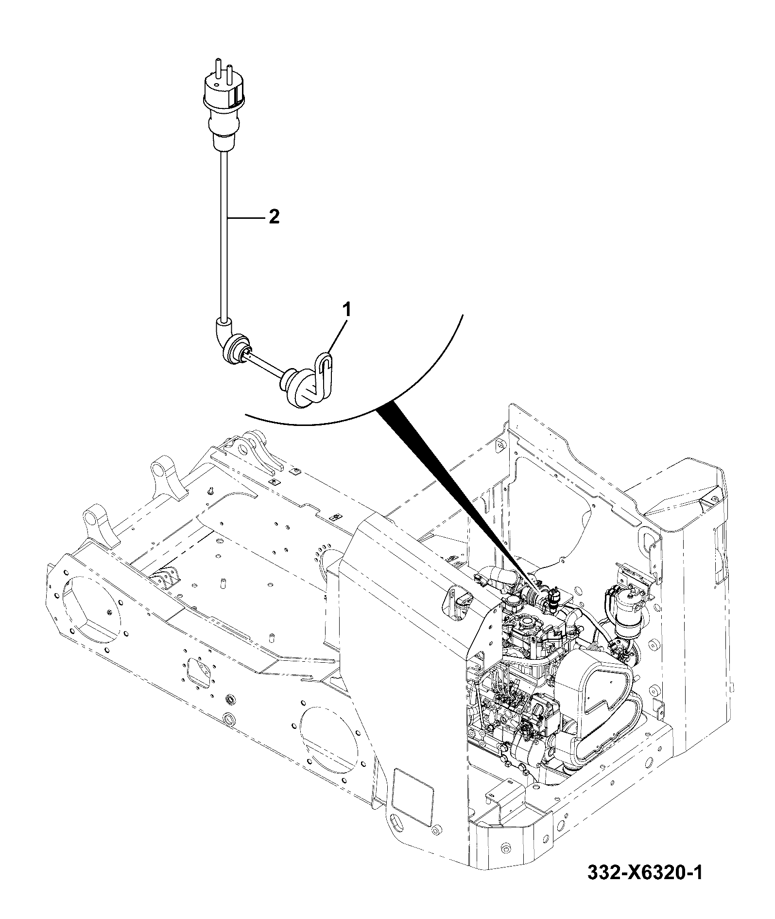 Отопитель 332/X5210 JCB
