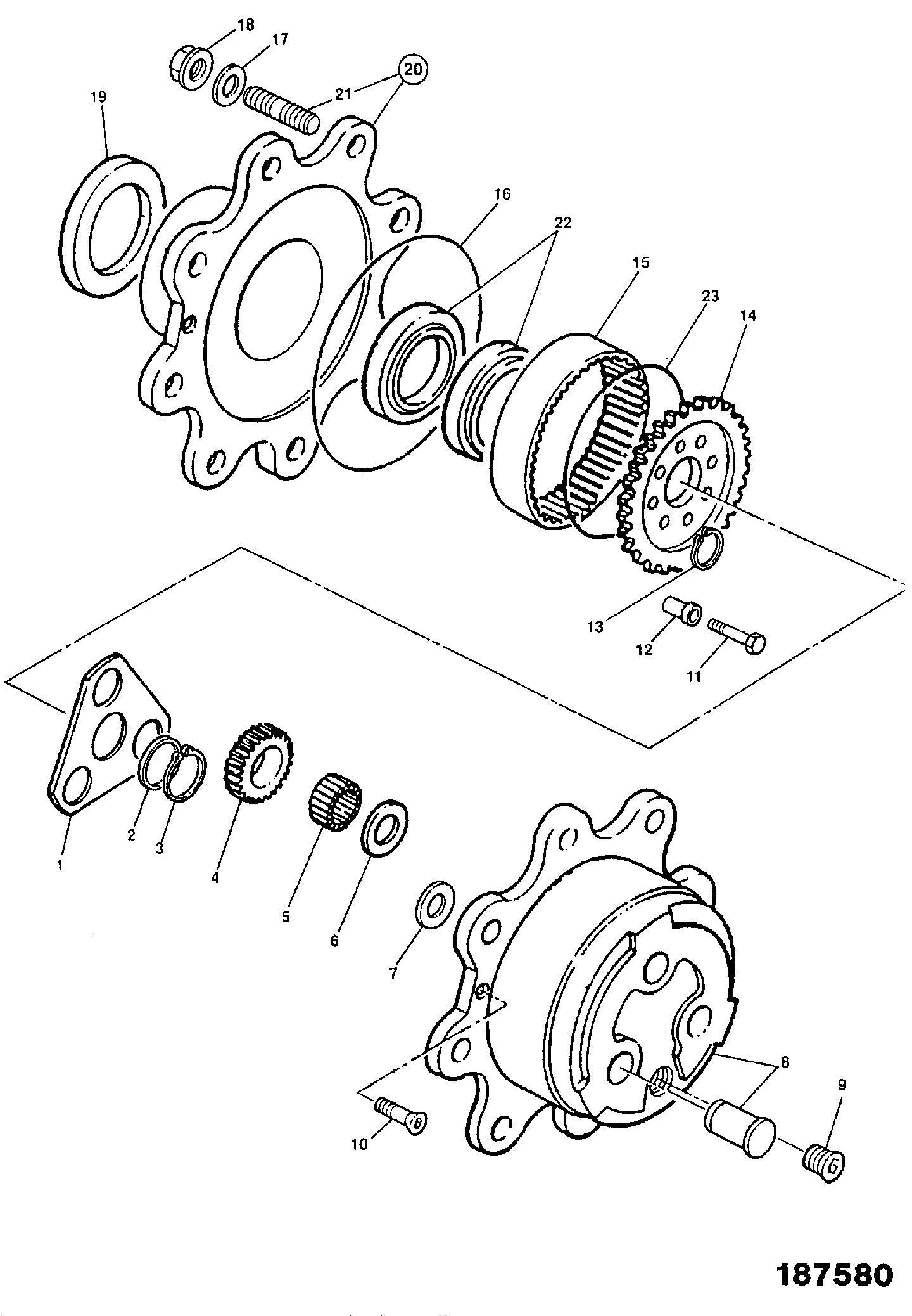Гайка 10/905695 JCB