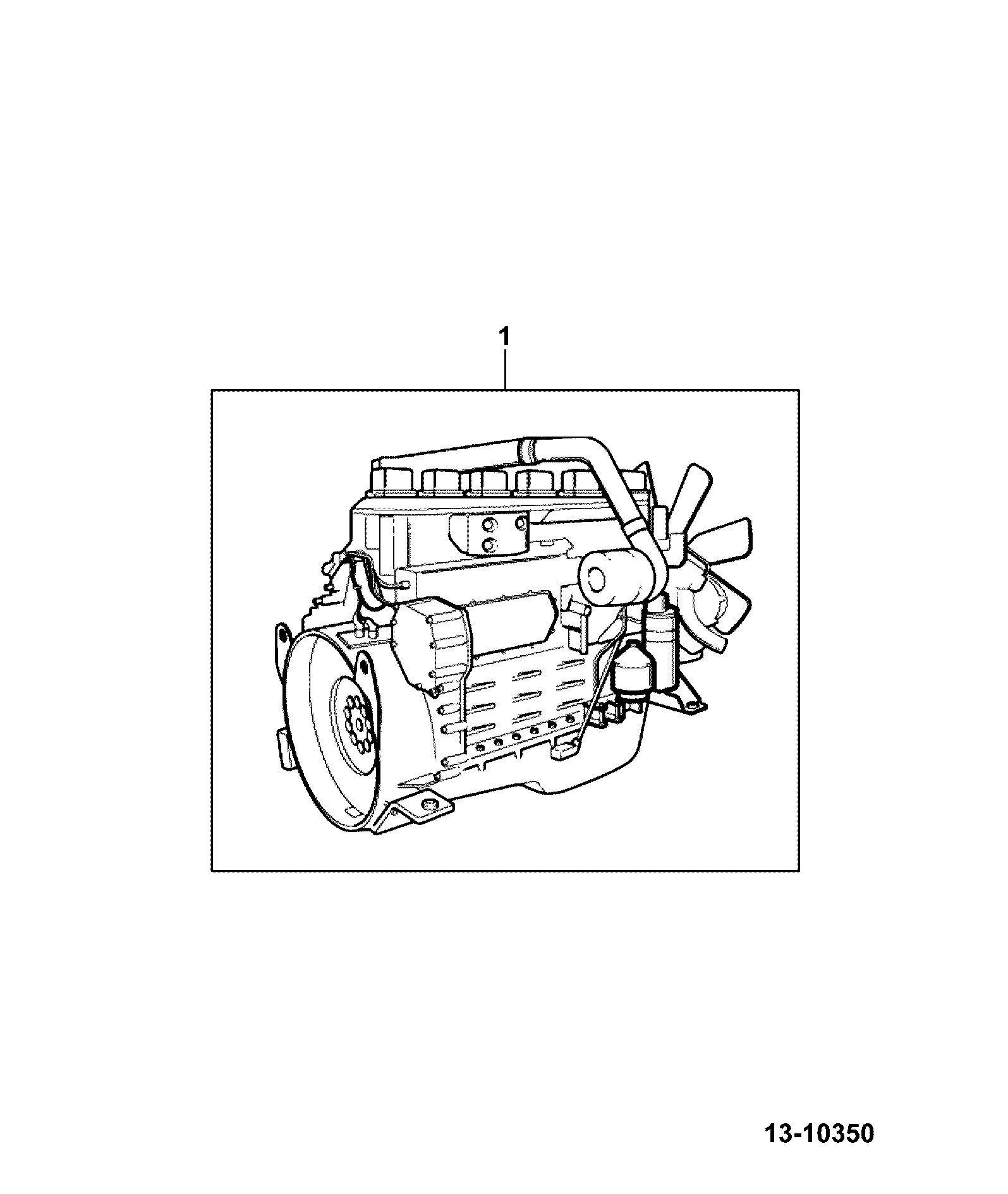 Двигатель 321/10196 JCB