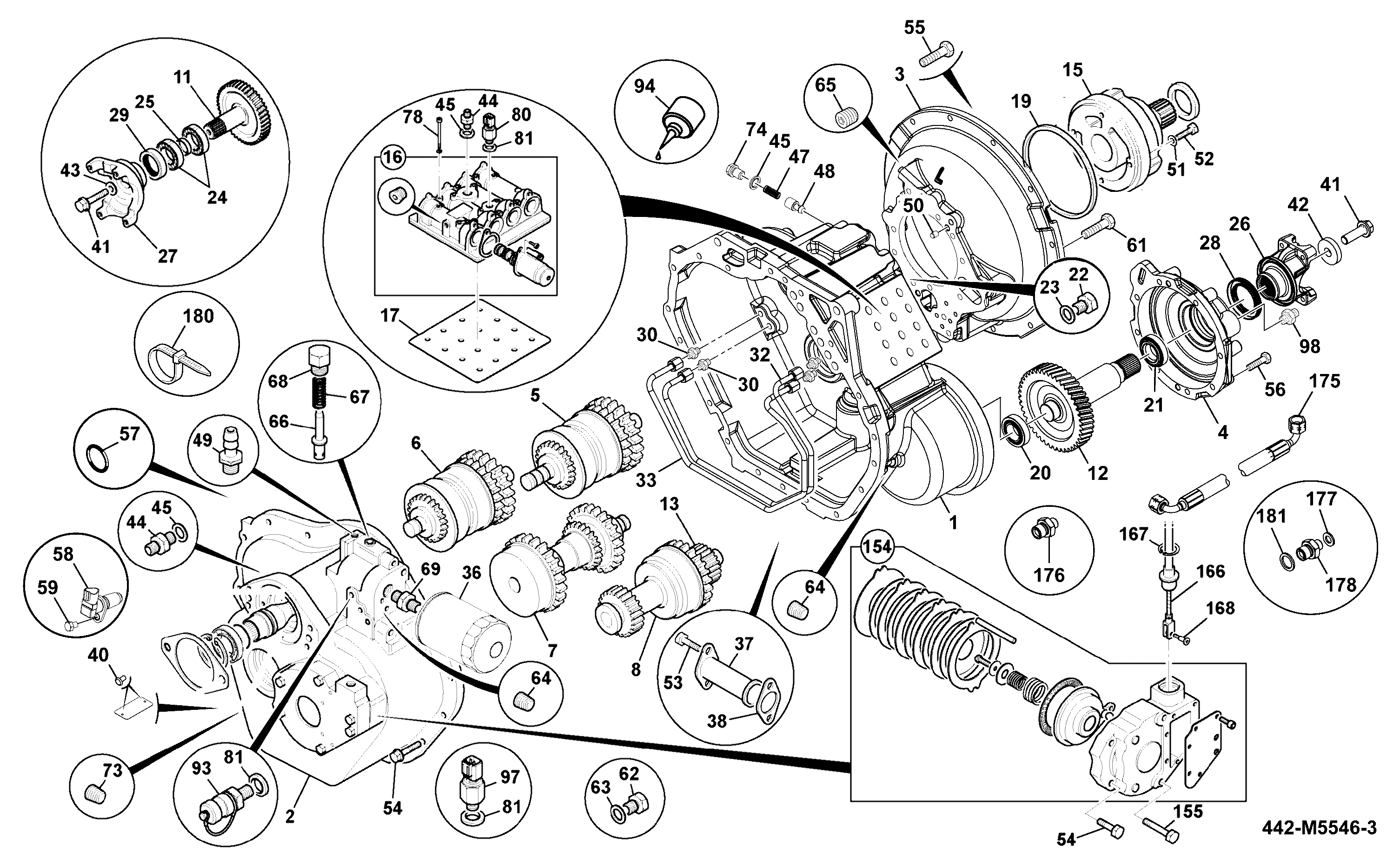 Пробка 816/M6396 JCB