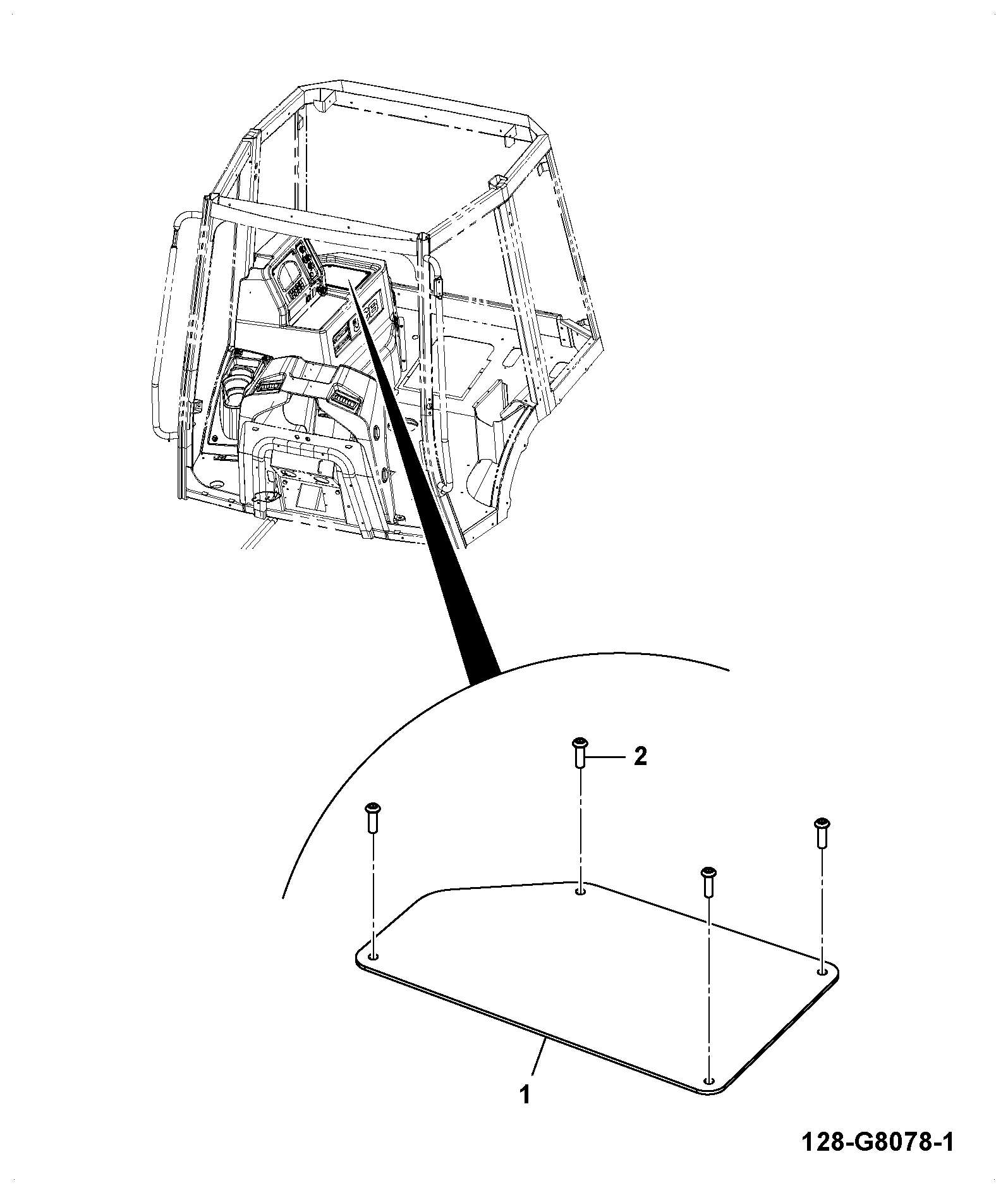 Крышка 335/G6396 JCB