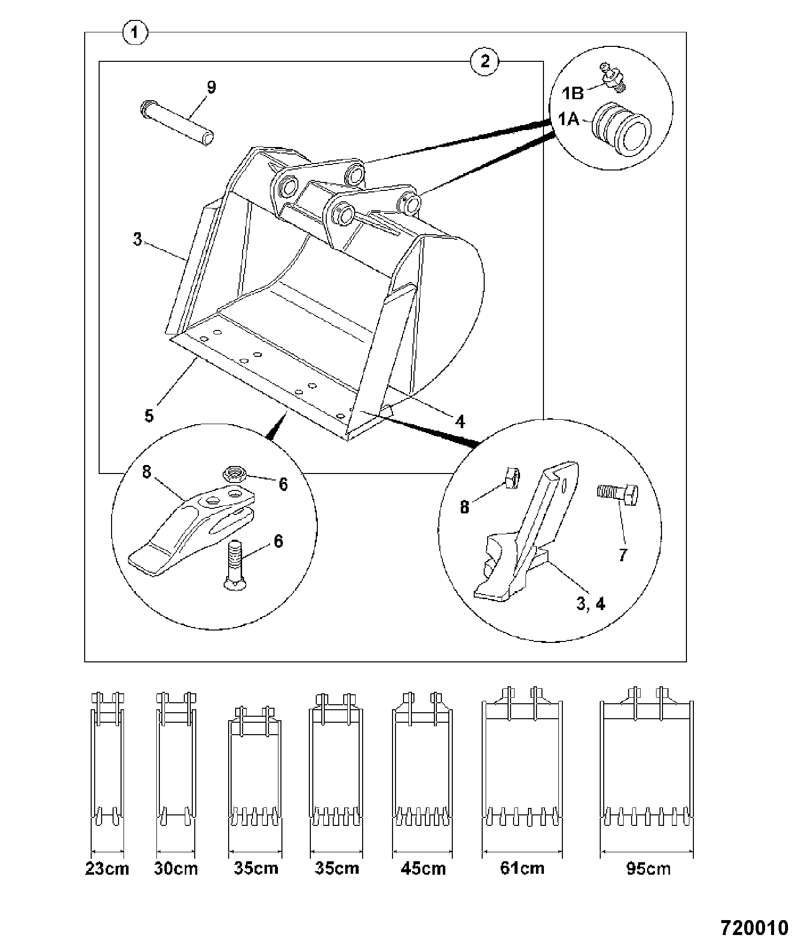 Ковш 980/89818 JCB