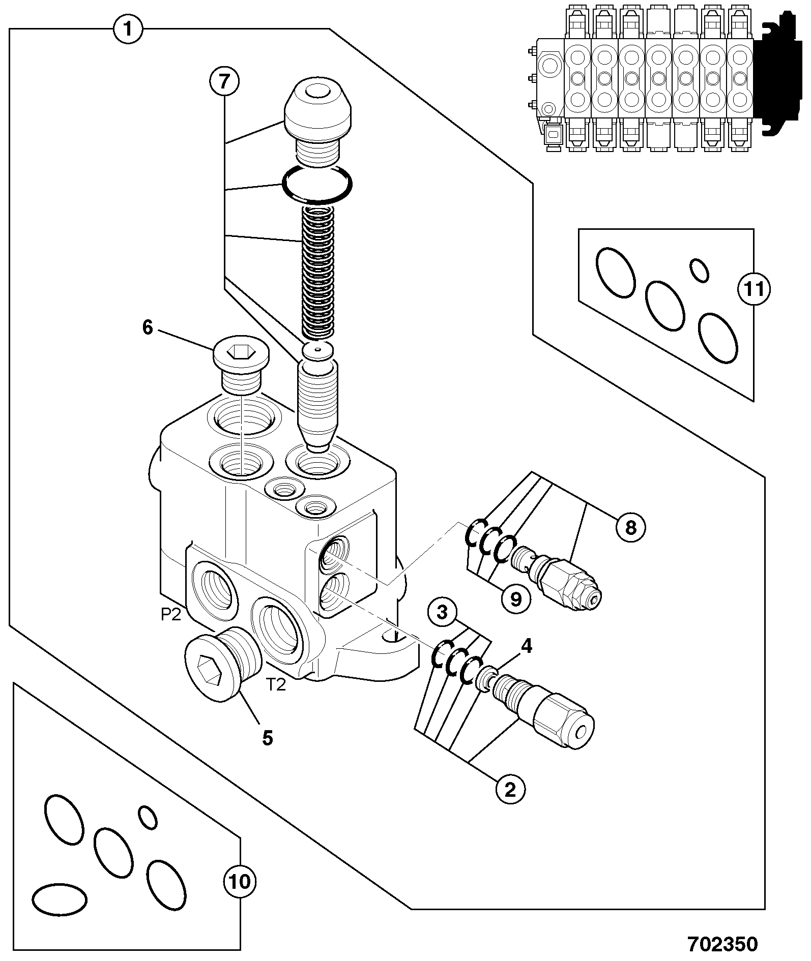 Фильтр 25/221889 JCB