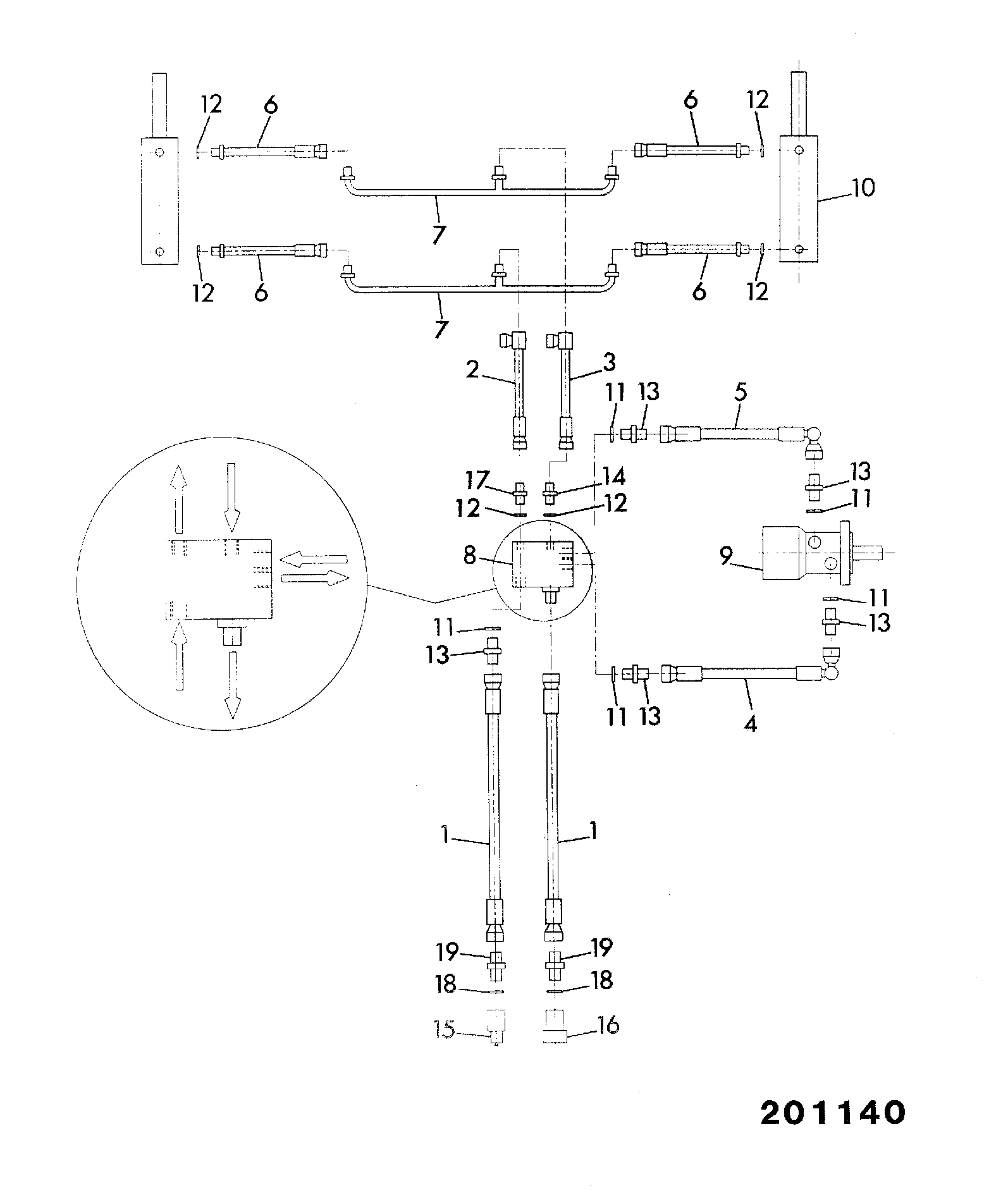Комплект 980/40971 JCB