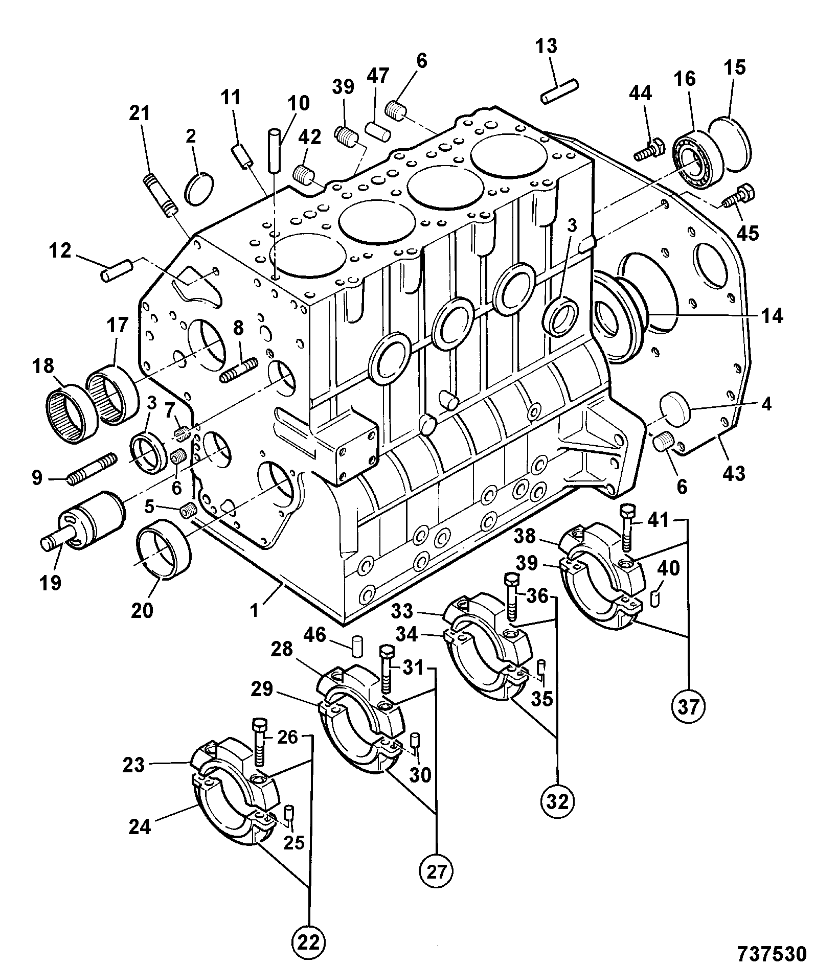 Подшипник 02/634002 JCB