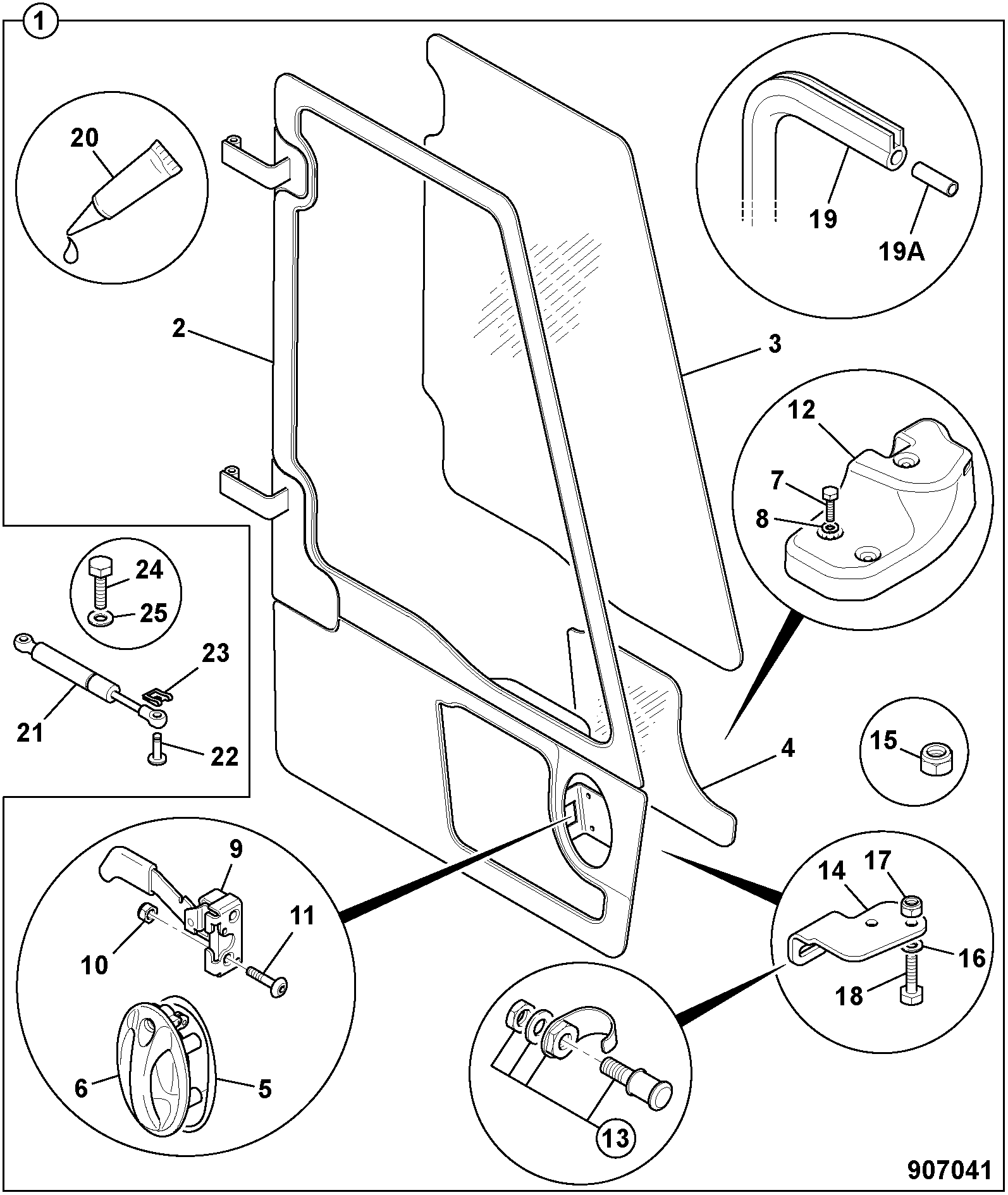Крышка 332/R2292 JCB