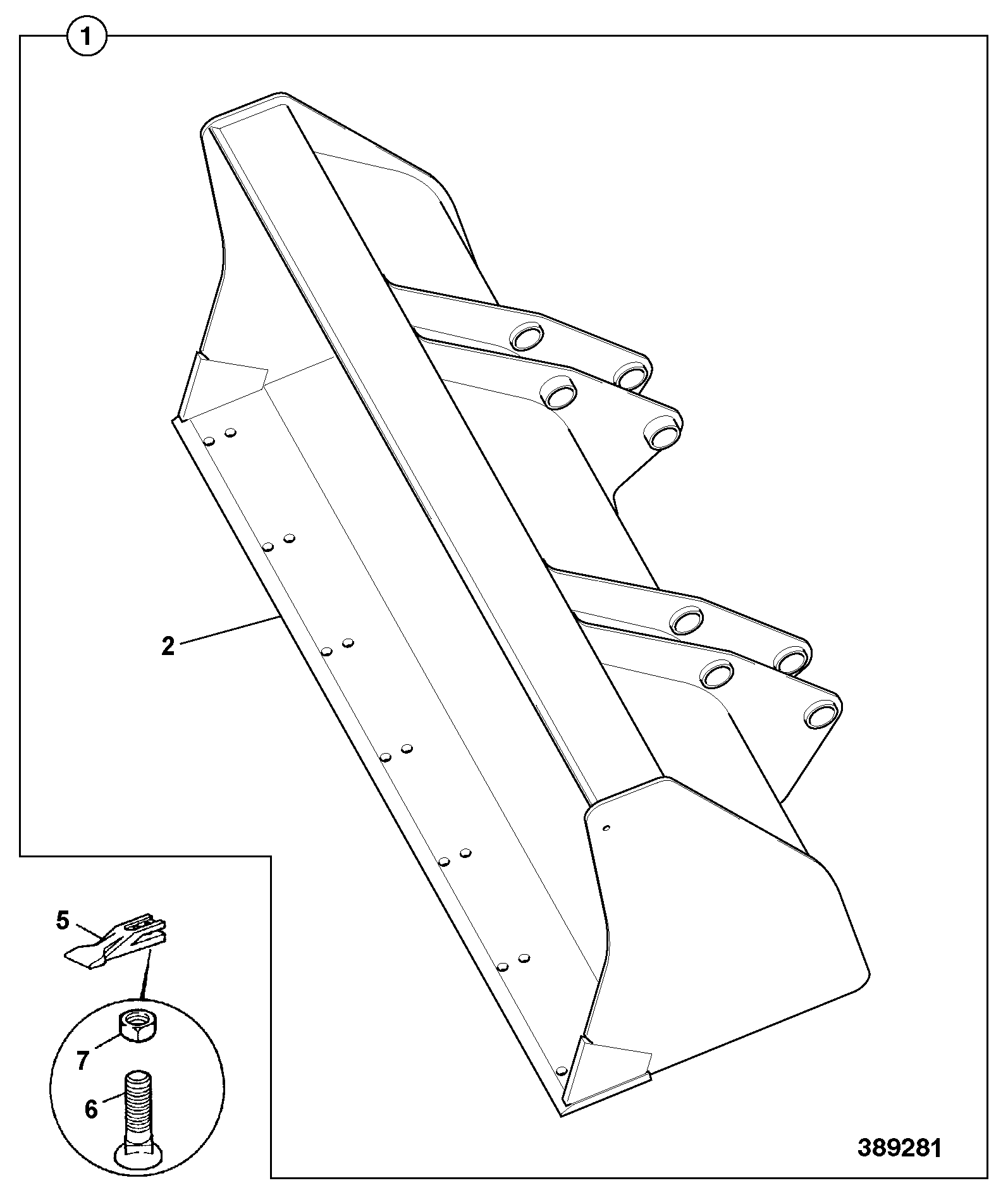 опорная пластина 331/27783 JCB