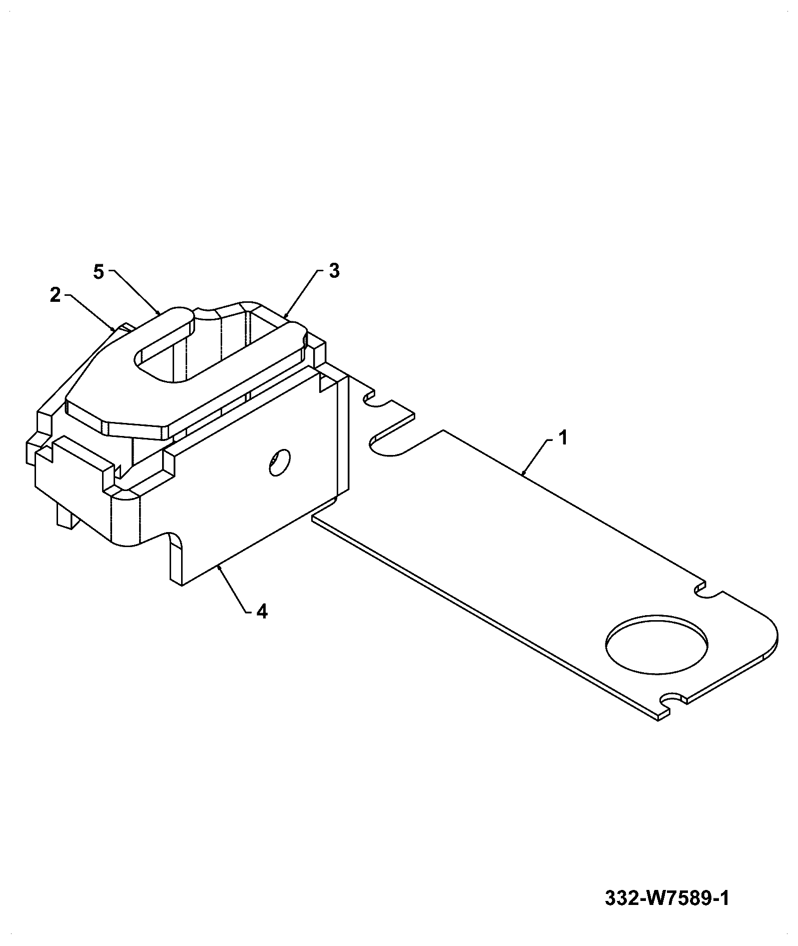 Сиденье основание - SOUND PR 332/W5318 JCB