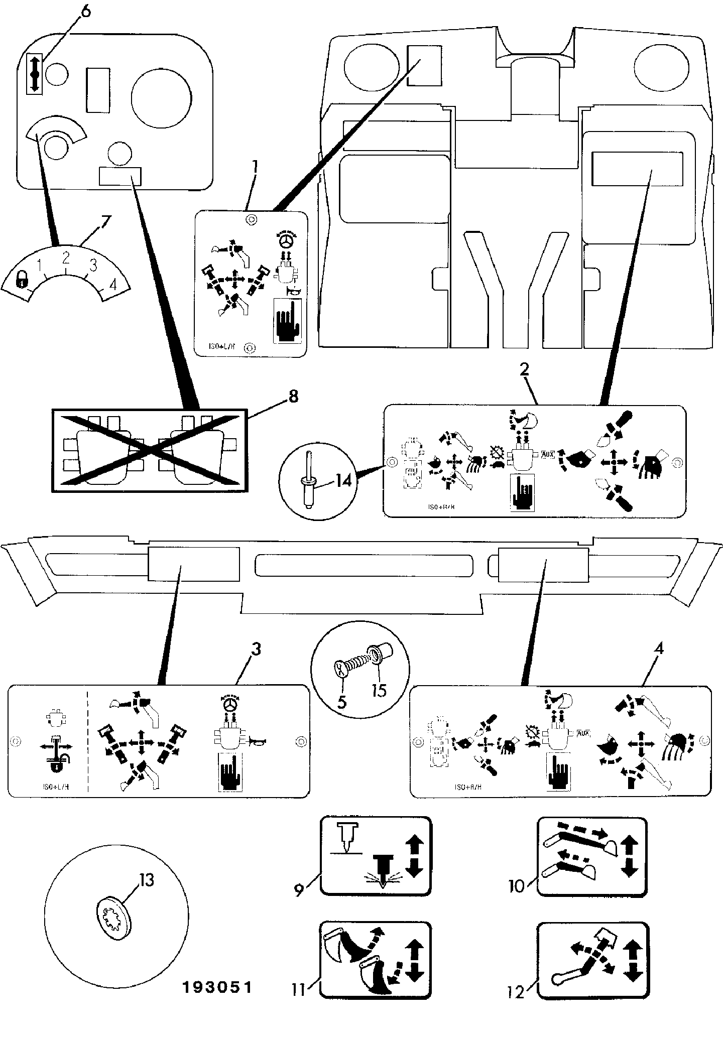 Наклейка 817/03416 JCB