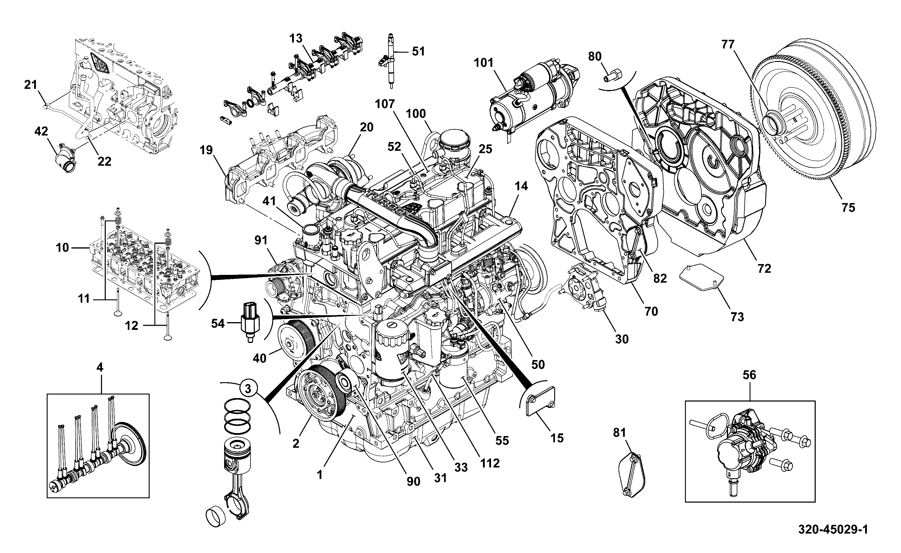кожух 320/25028 JCB