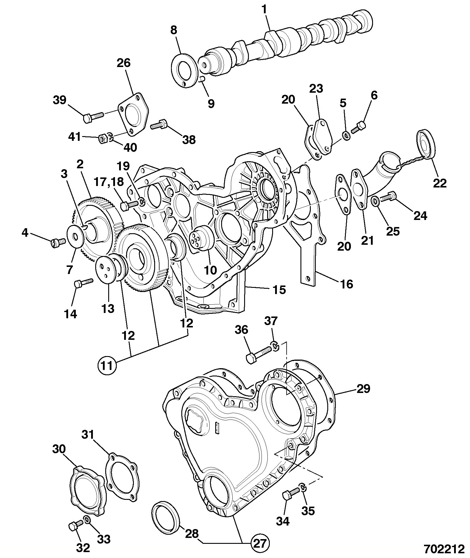 прокладка 02/100868 JCB