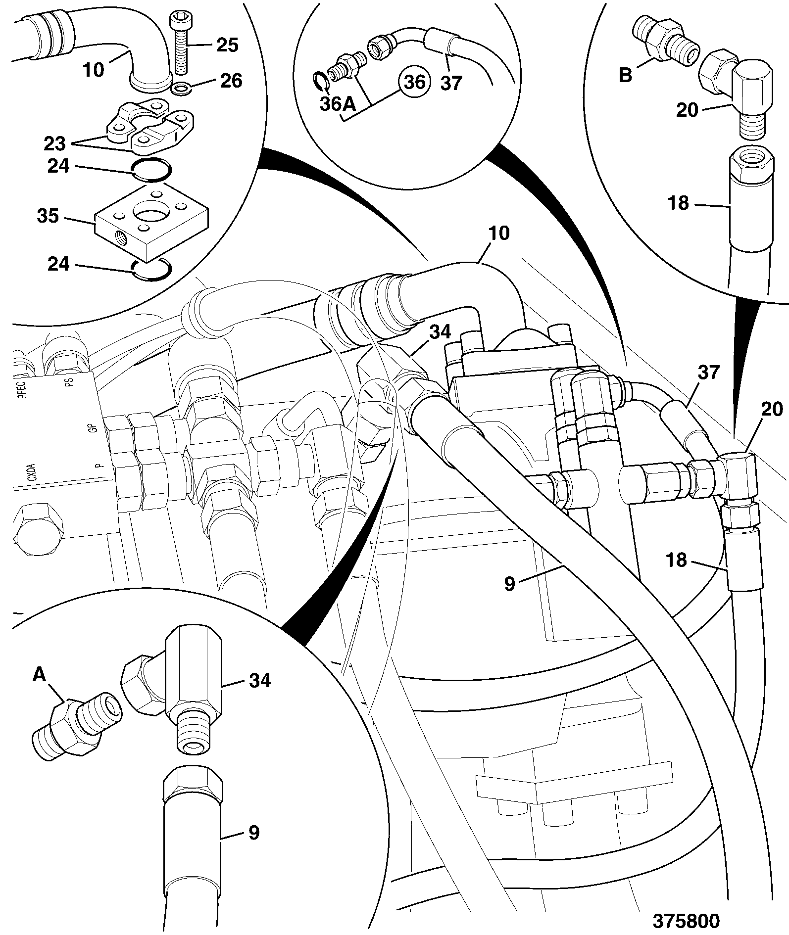 Шланг 332/U2170 JCB