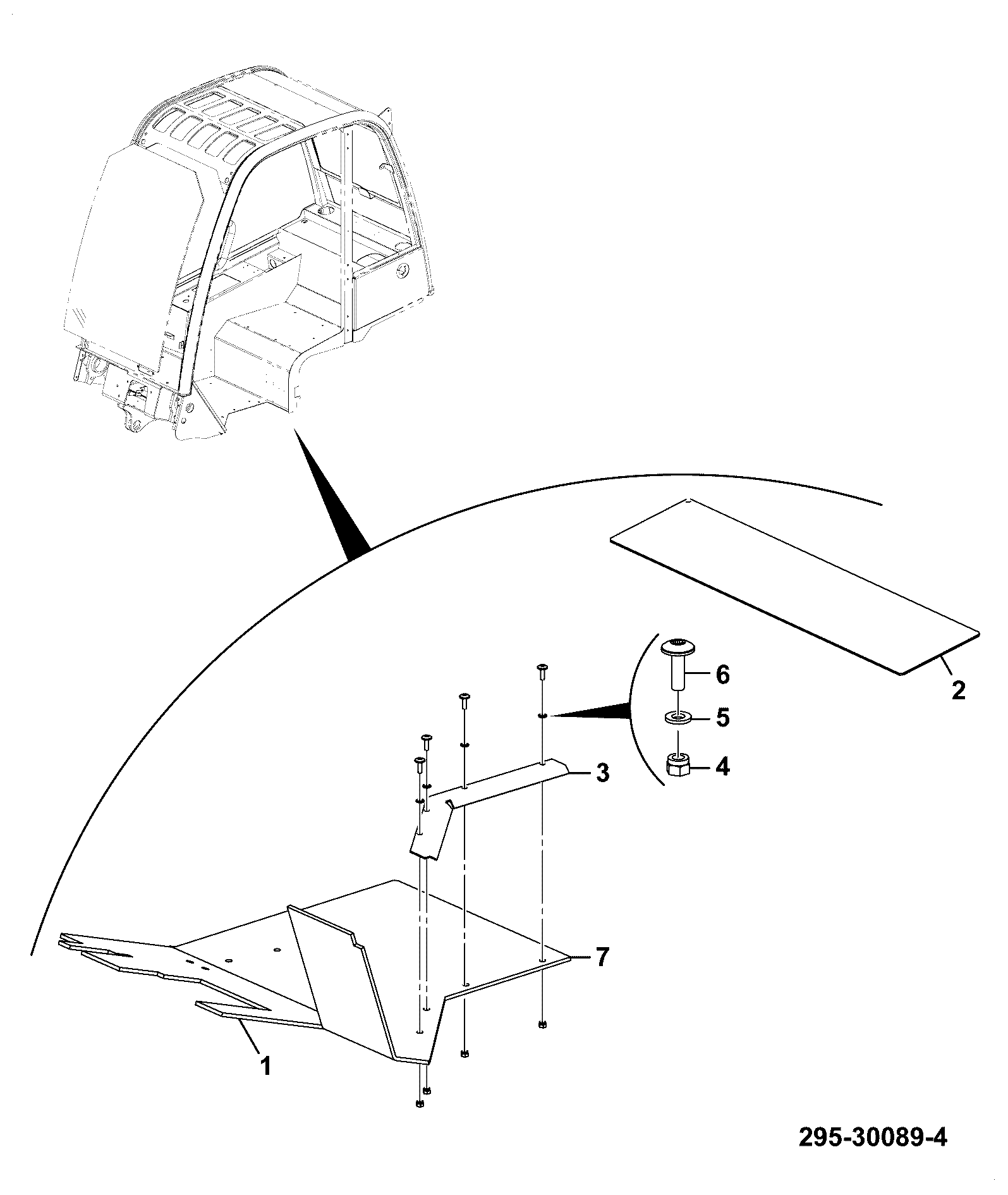 коврик 331/43102 JCB