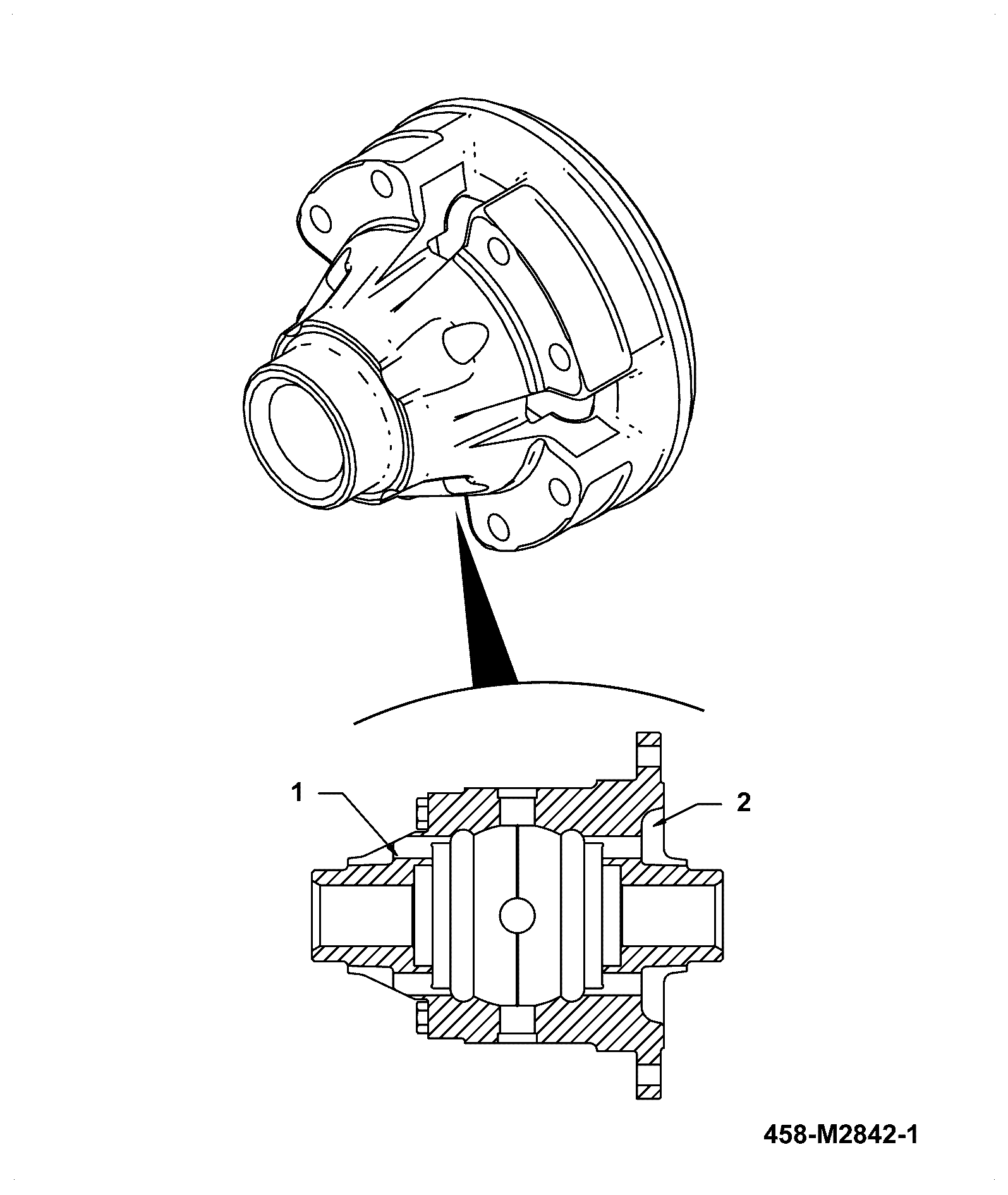 Кожух 458/M2829 JCB