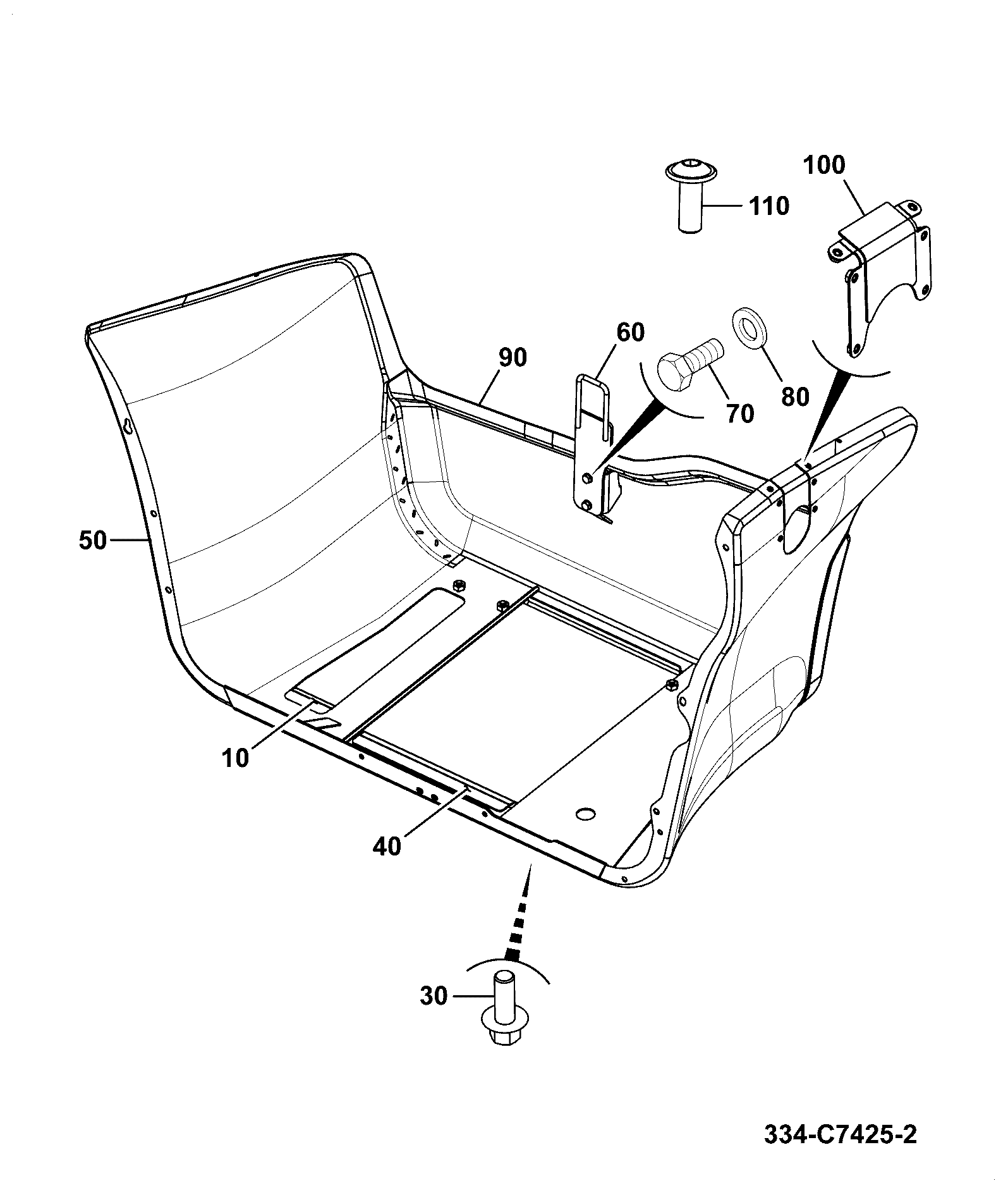 Винт 826/11013 JCB