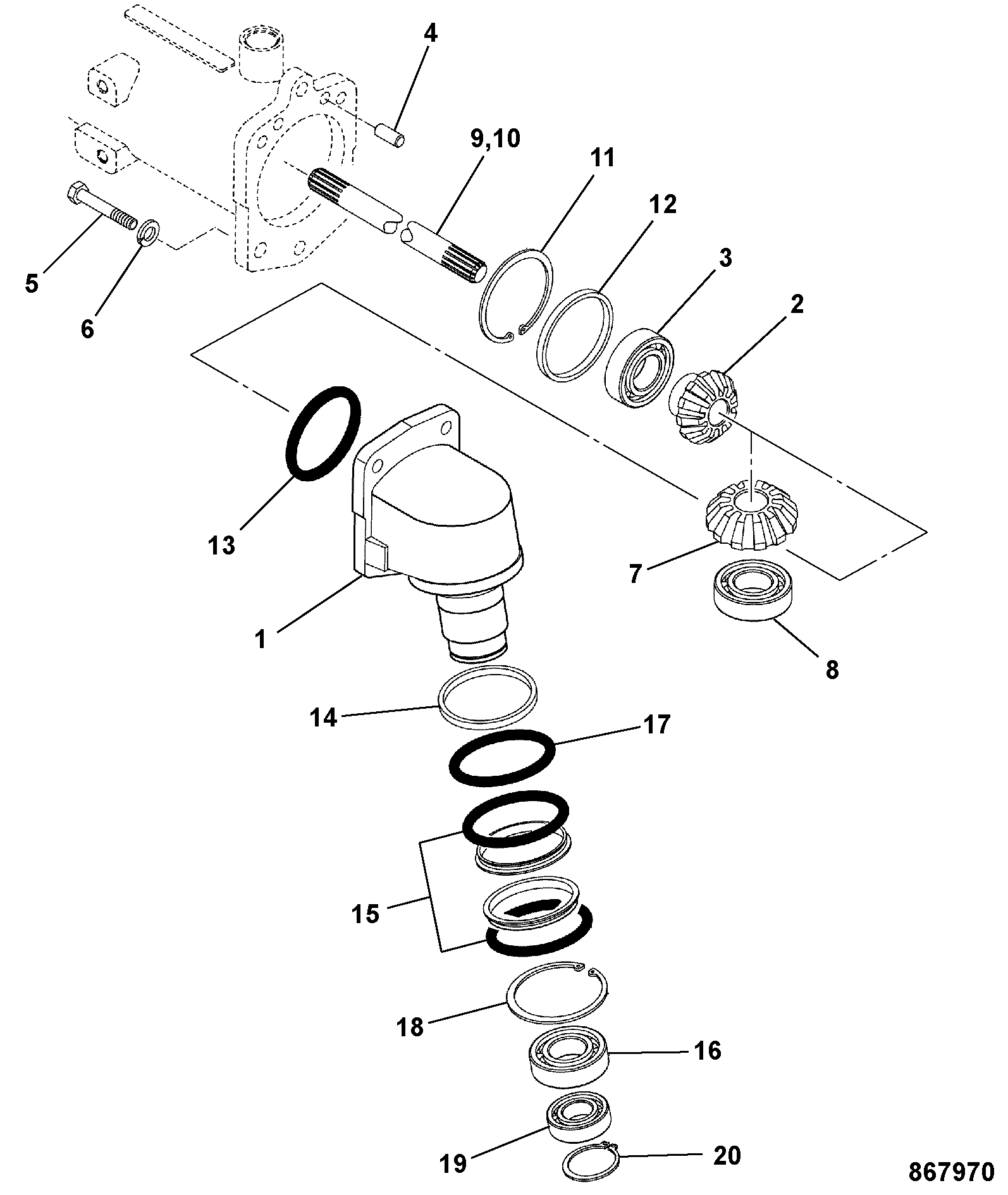 Кольцо уплотнительное 353/00897 JCB